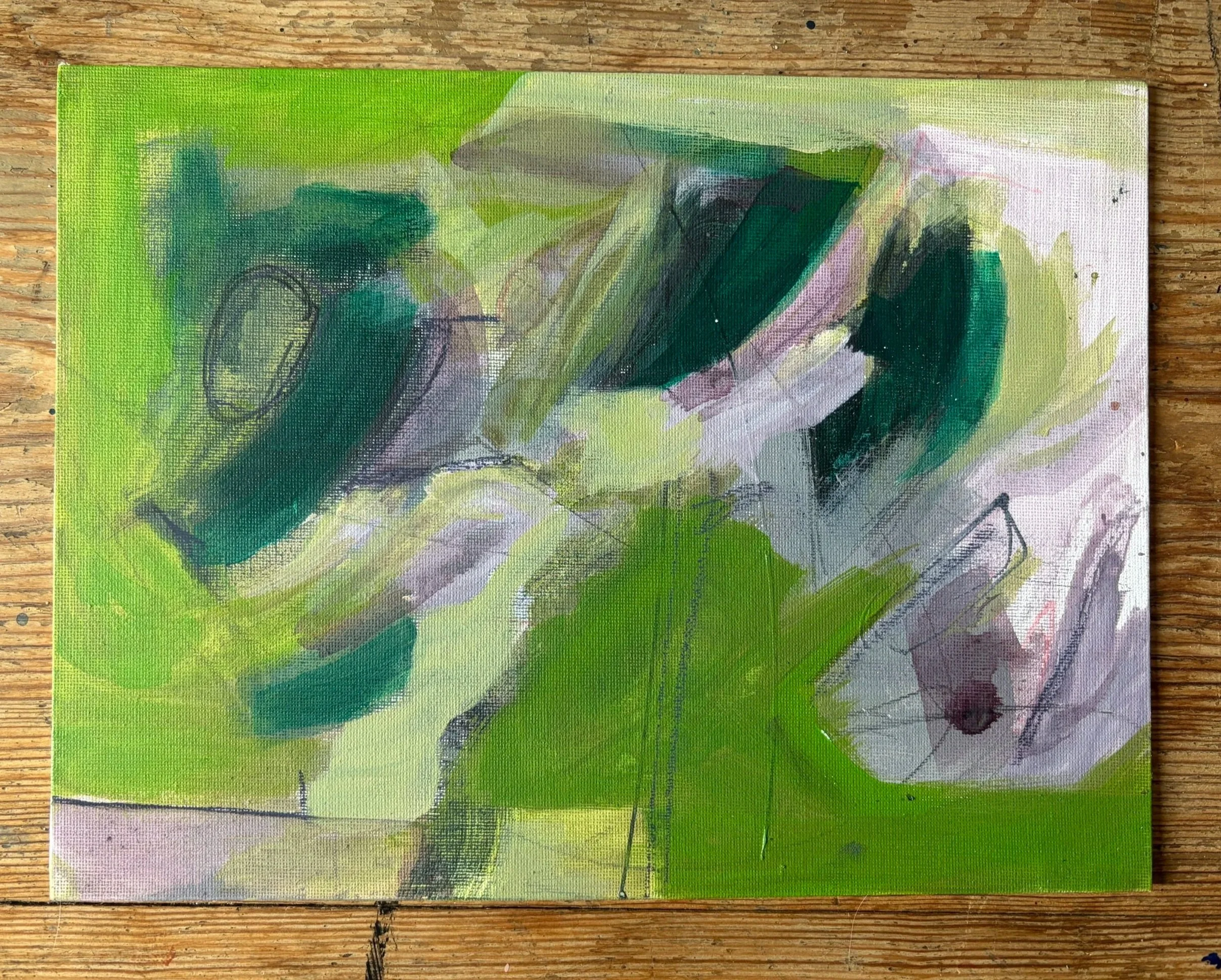 Untitled Abstract Study | 2025 | 12"x9"