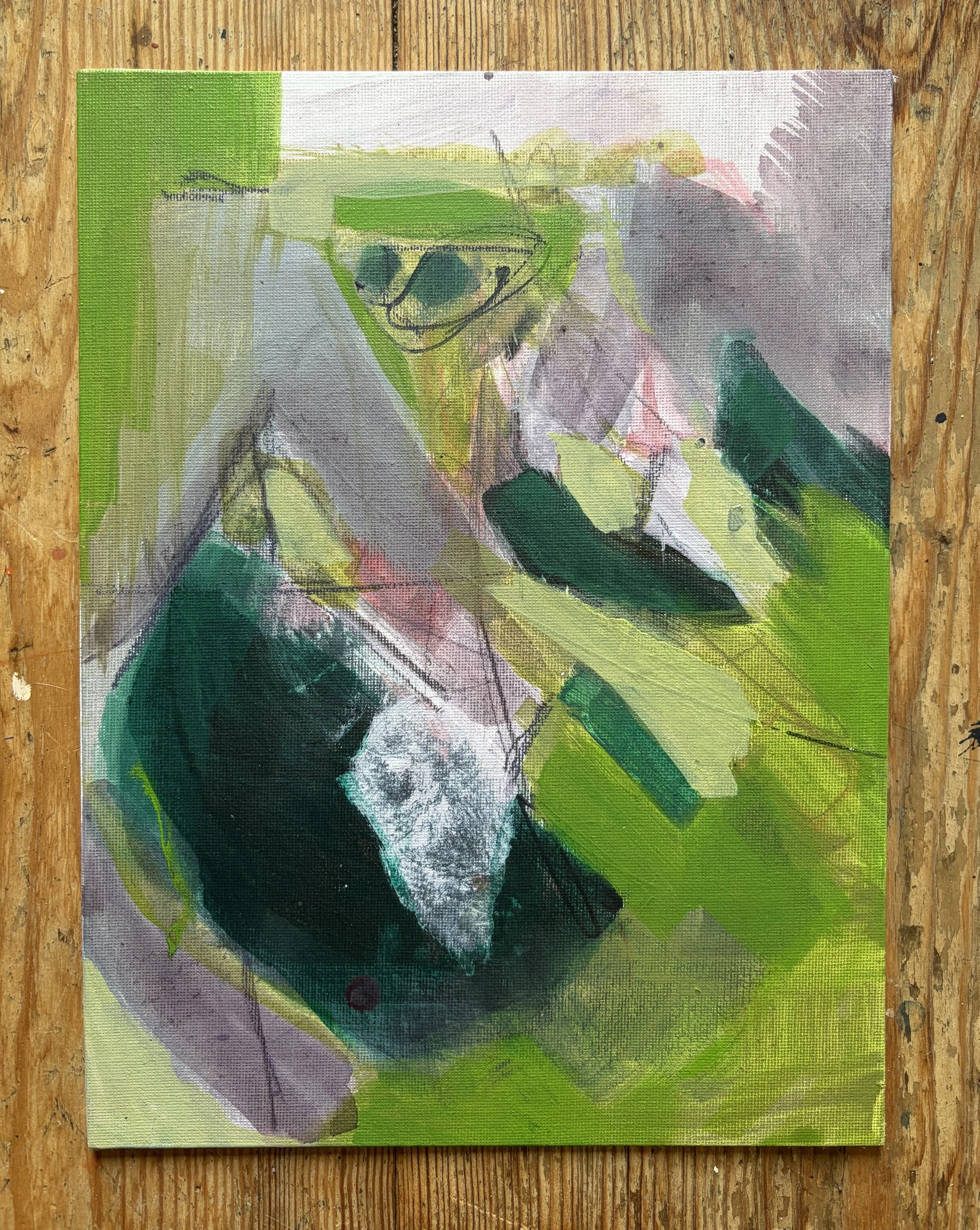 Untitled Abstract Study | 2025 | 9"x12"