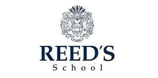 Reed's School logo with an emblem and text.