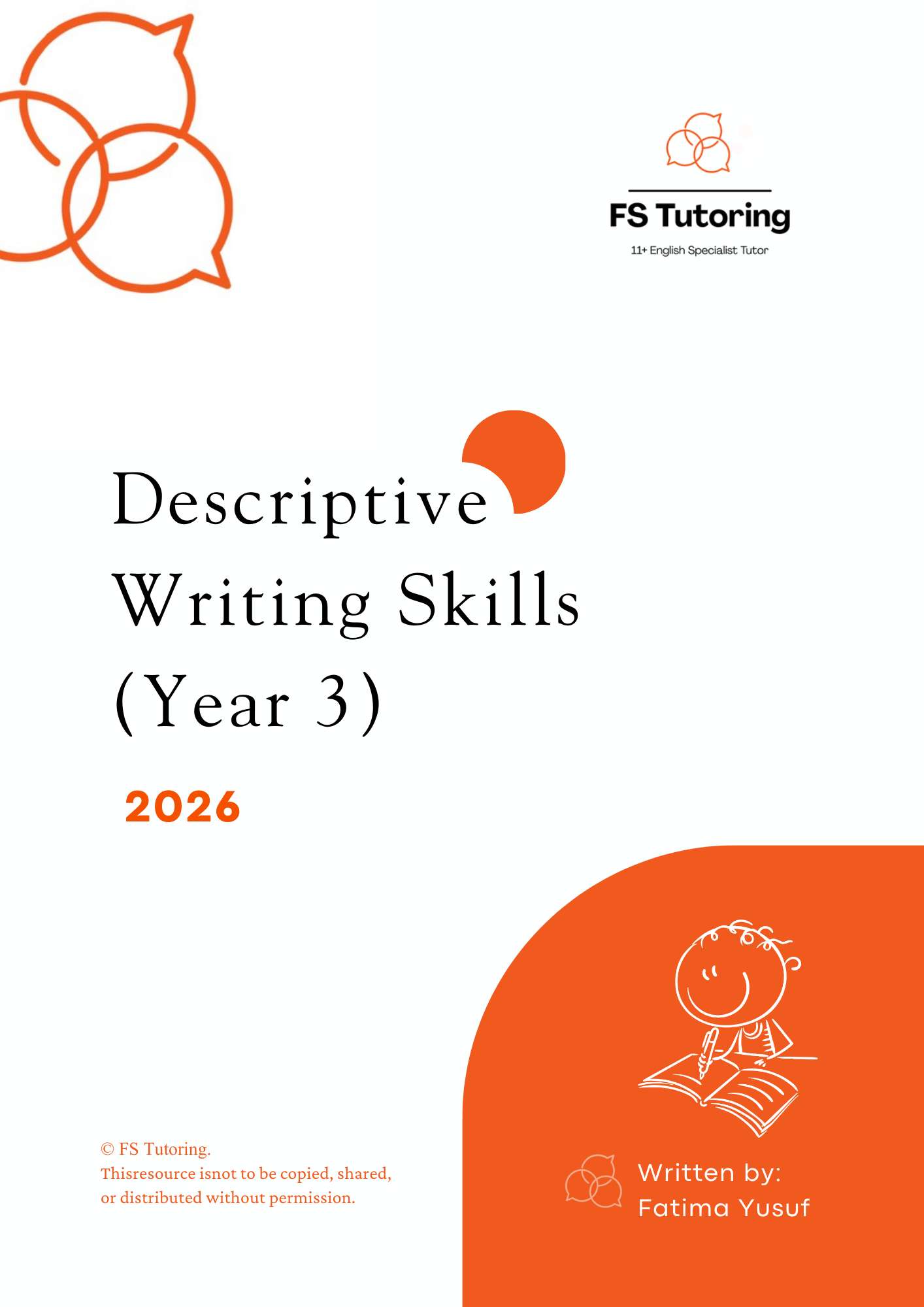 Descriptive Writing Skills  - Year 3