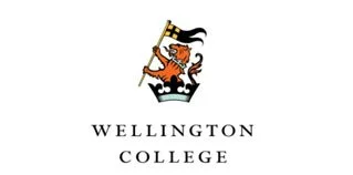 Wellington College logo with a lion holding a flag and the college name underneath.