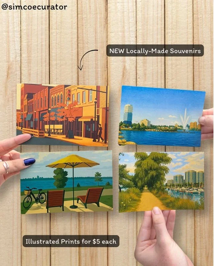 Landscape Prints Featuring Barrie Waterfront