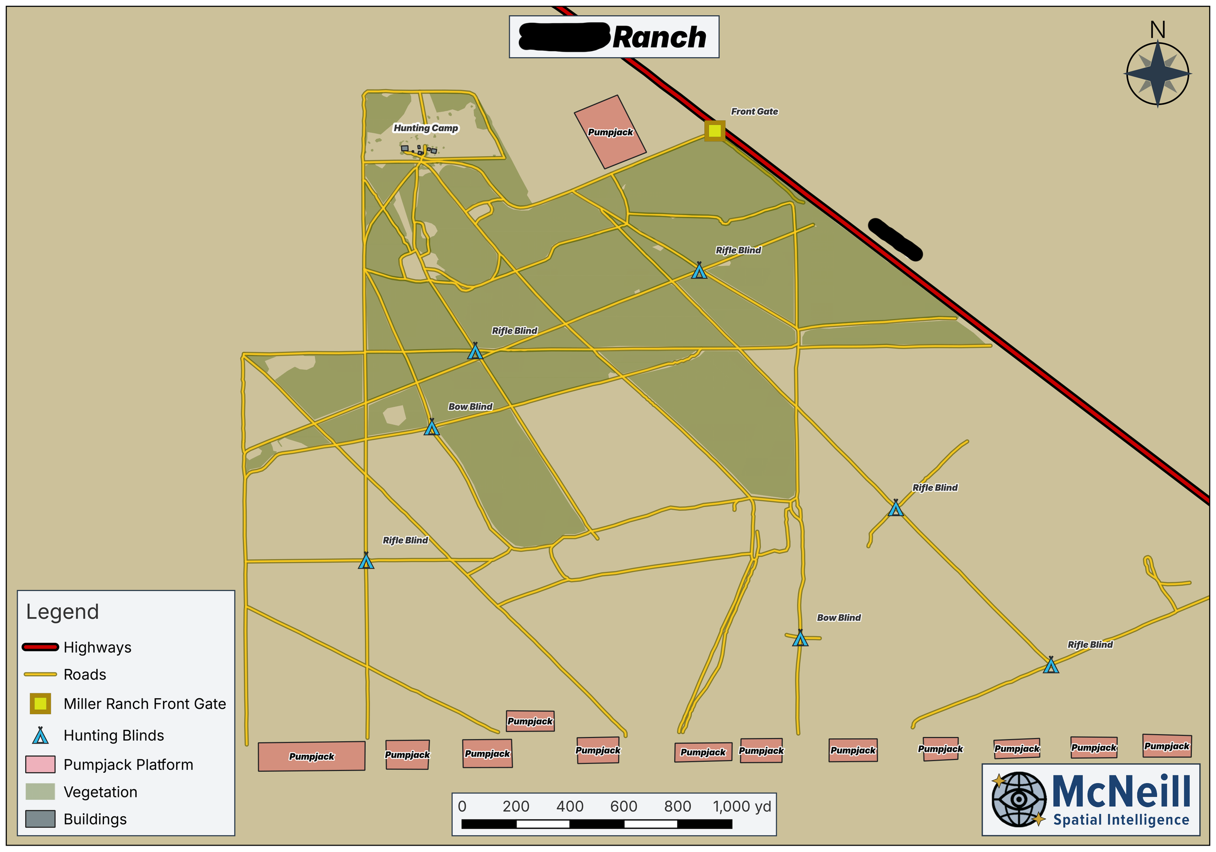 Hunting Property Map