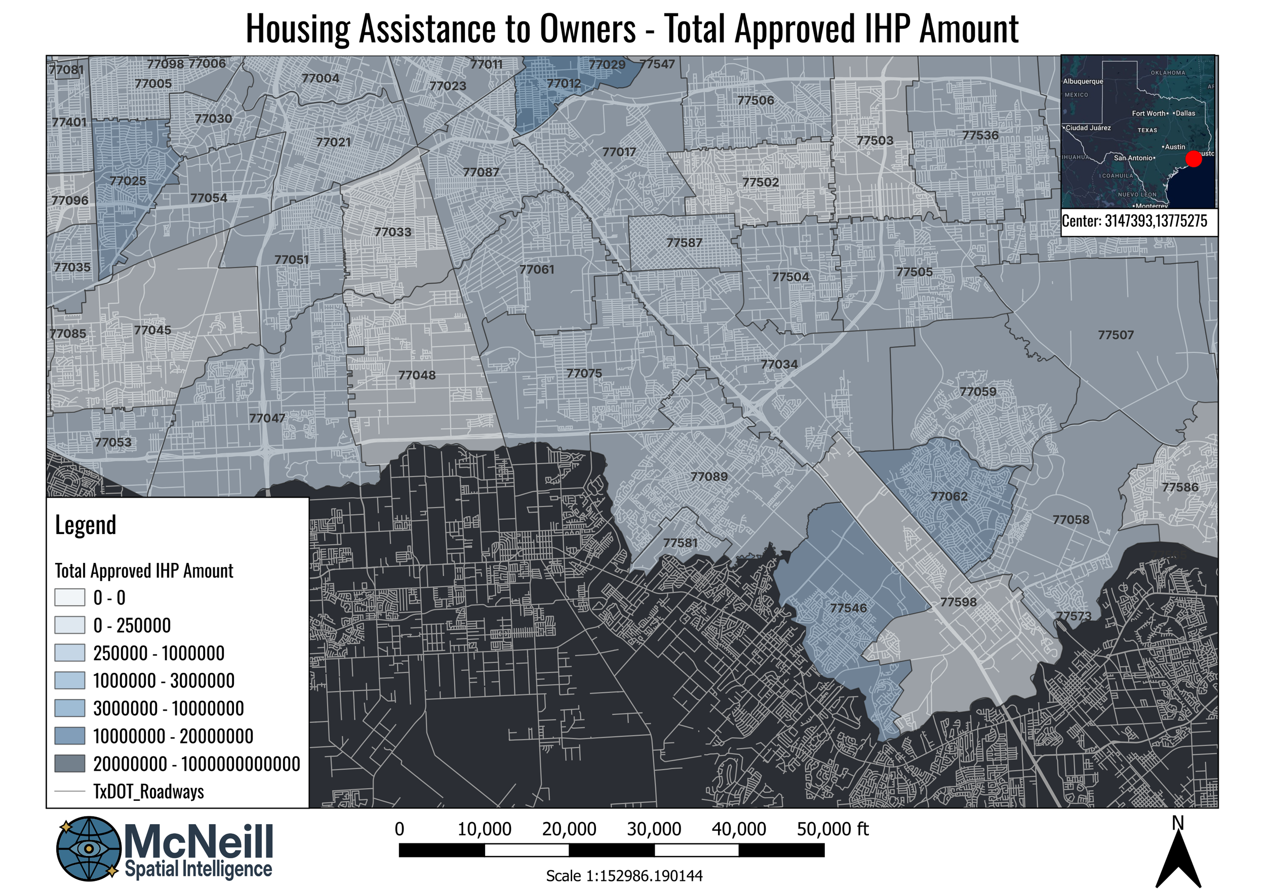 Housing Assistance to Owners Total Approved IHP Amount