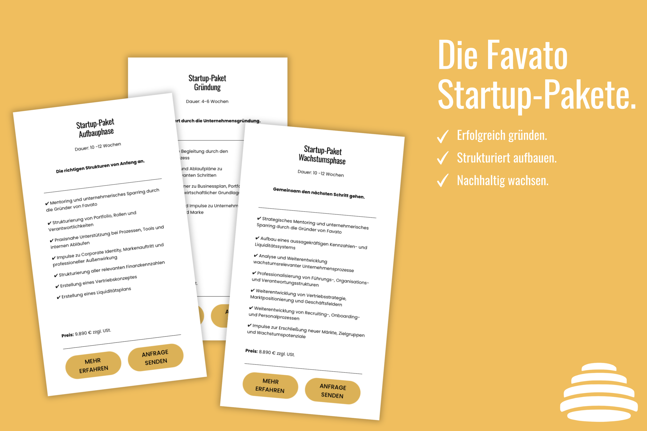 Vom Gründen bis zum Wachs­tum: Welches Startup-Paket passt zu Ihrer Unter­nehmens­phase?