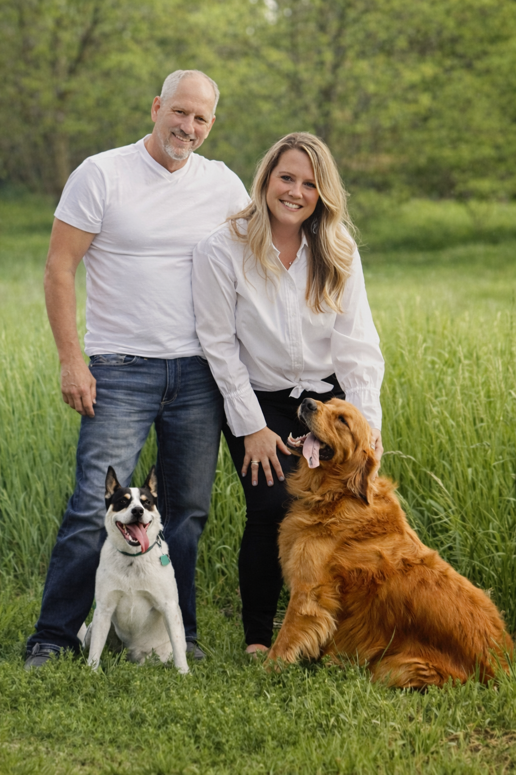 Doyle Rebecca Kruger with our Dogs Ella and Ranger - Naples, FL