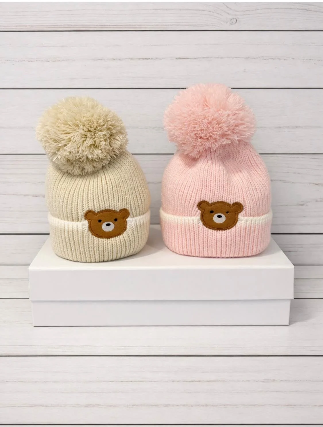 Baby Knit Pom-Pom Hat - 6–12 Months