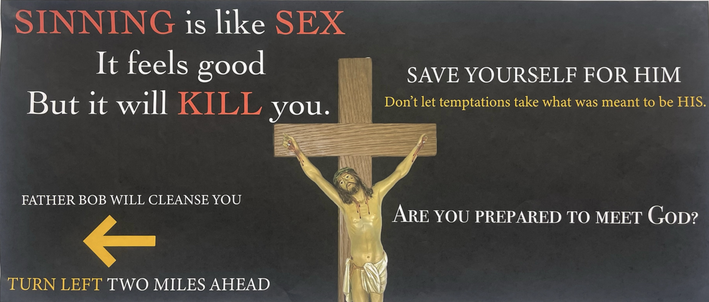 42in x 18in billboards, 2025