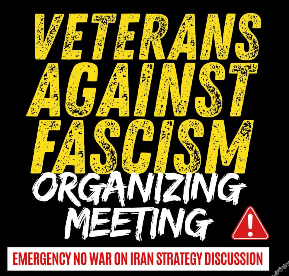 Veterans Against Fascism Organizing Meeting (virtual)