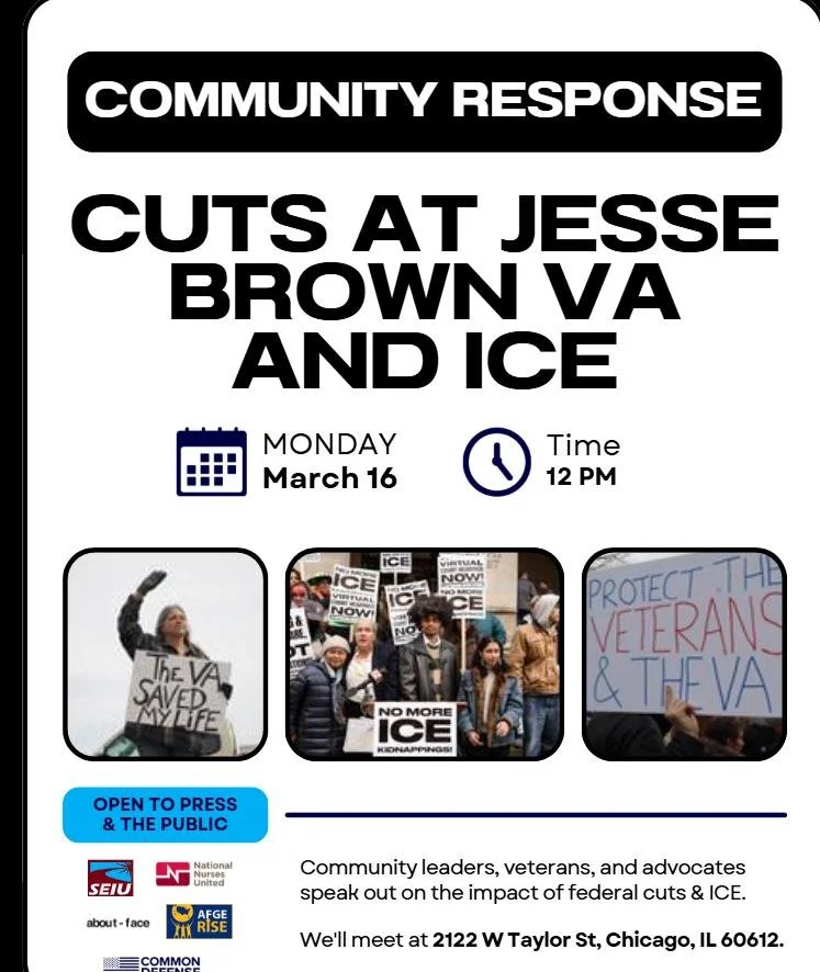 Jesse Brown VA and ICE - Community Response