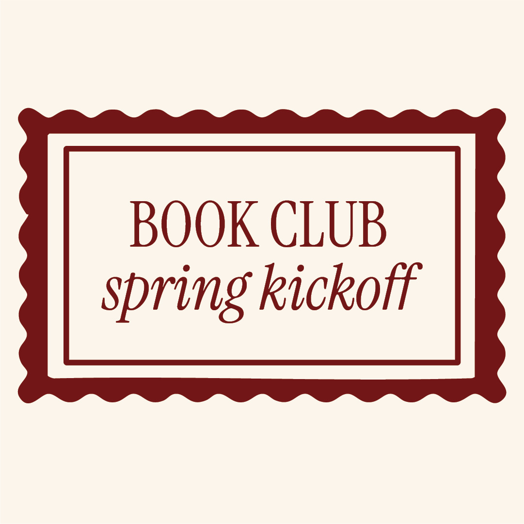 Spring Book Club Kickoff
