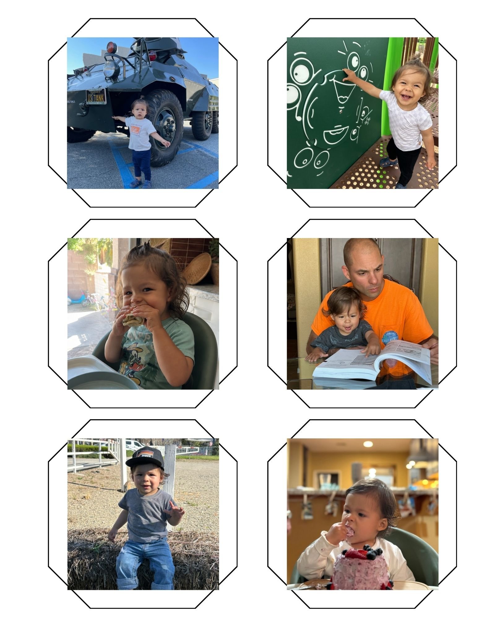 12 Custom Photo Magnets