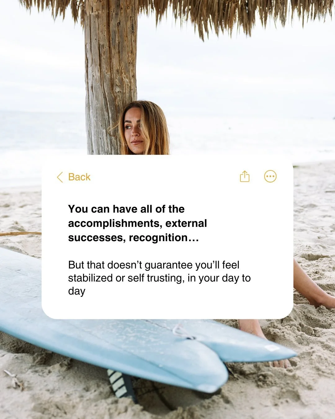 Reach out if you want to explore how we can dive into your own deeper waters together; to create more self trust, more emotional awareness, and ultimately more joy. 

The work we&rsquo;d do together is *not*  about making it all perfect or healing ev