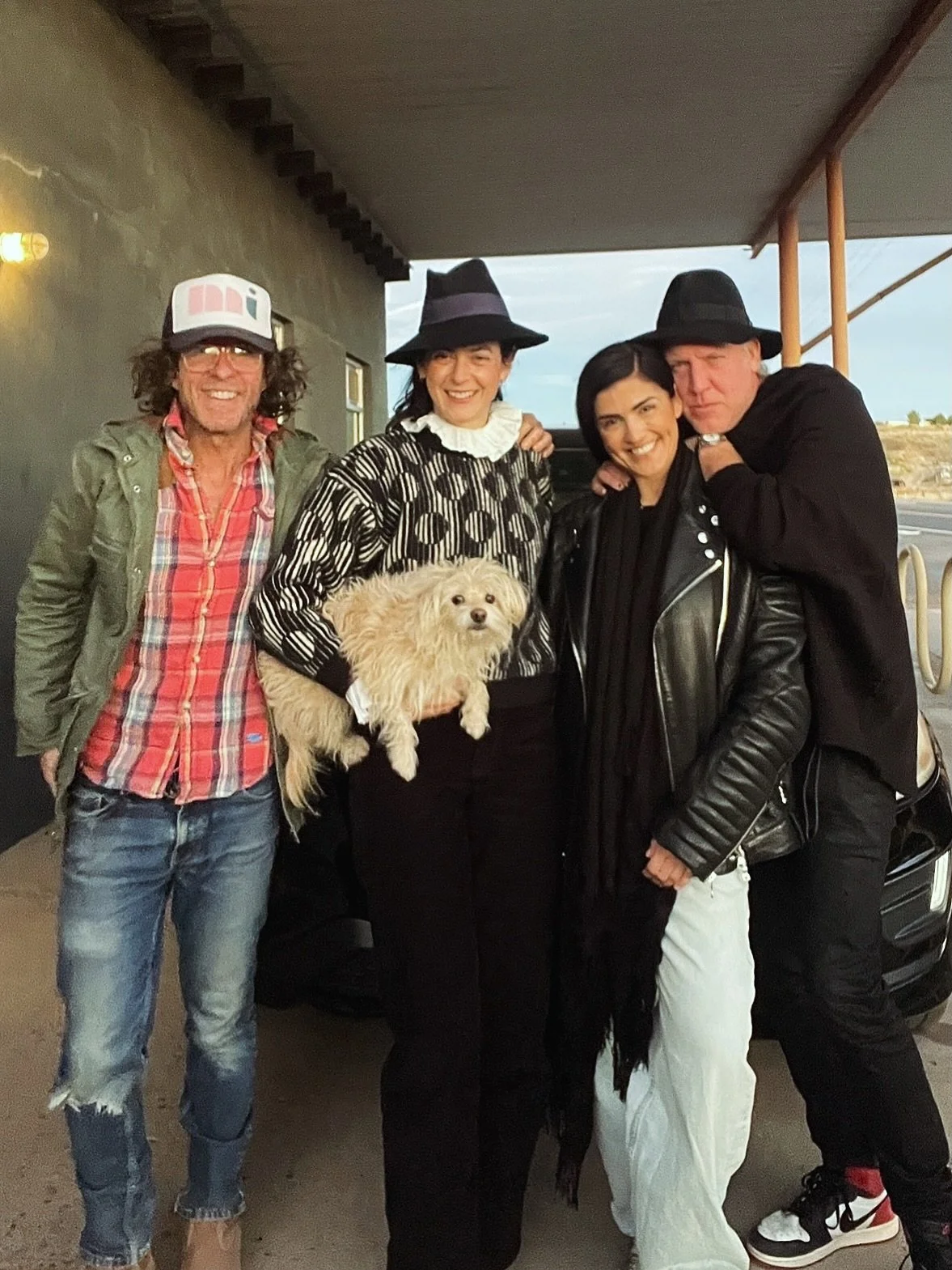 All roads lead to Marfa Invitational 🐎🐎🐎 Gang&rsquo;s all here&hellip; including our favorite MI friends and familia &hellip; shining ever bright 💕🪩✨