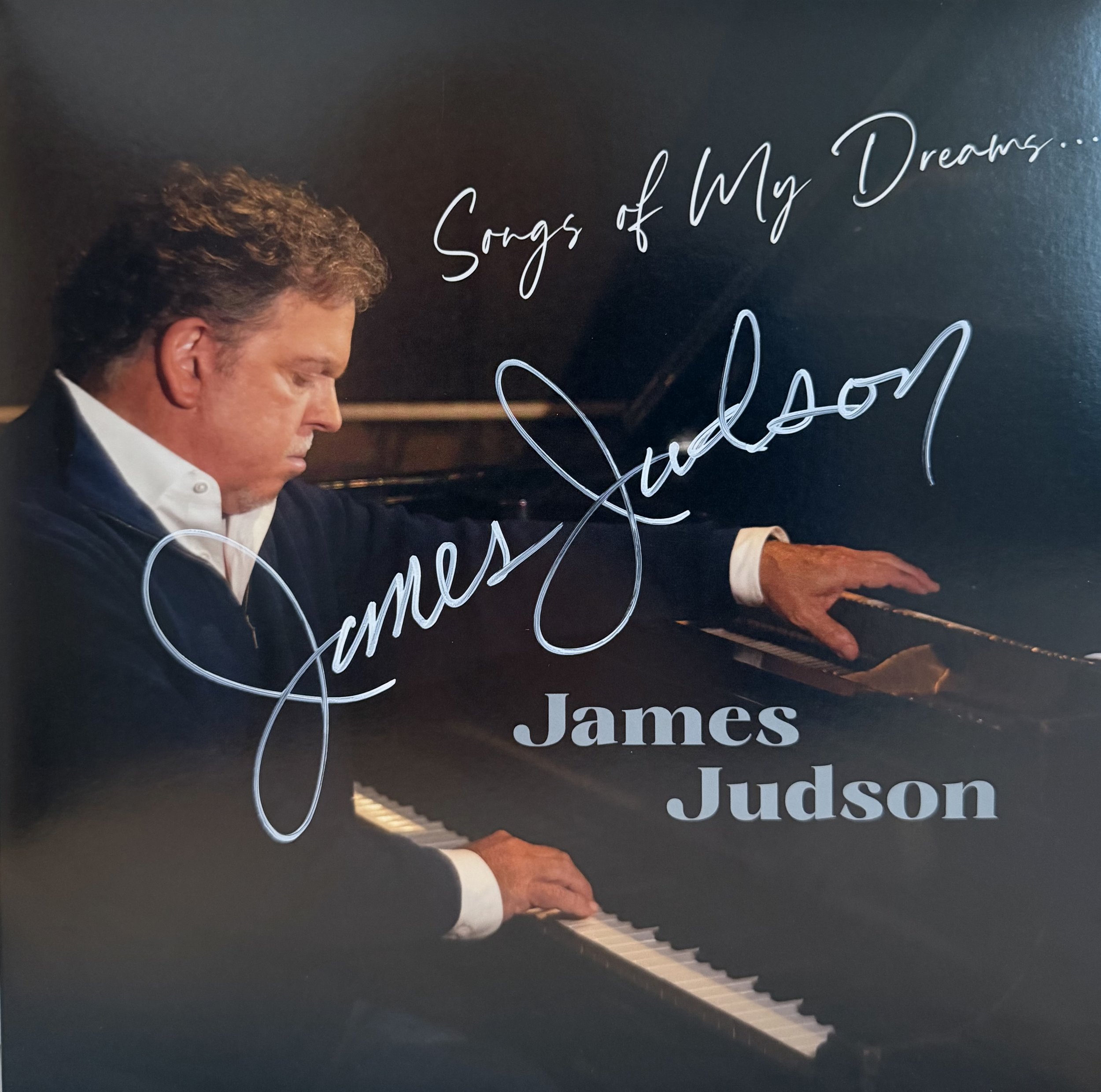 Songs of My Dreams vinyl album signed by James Judson