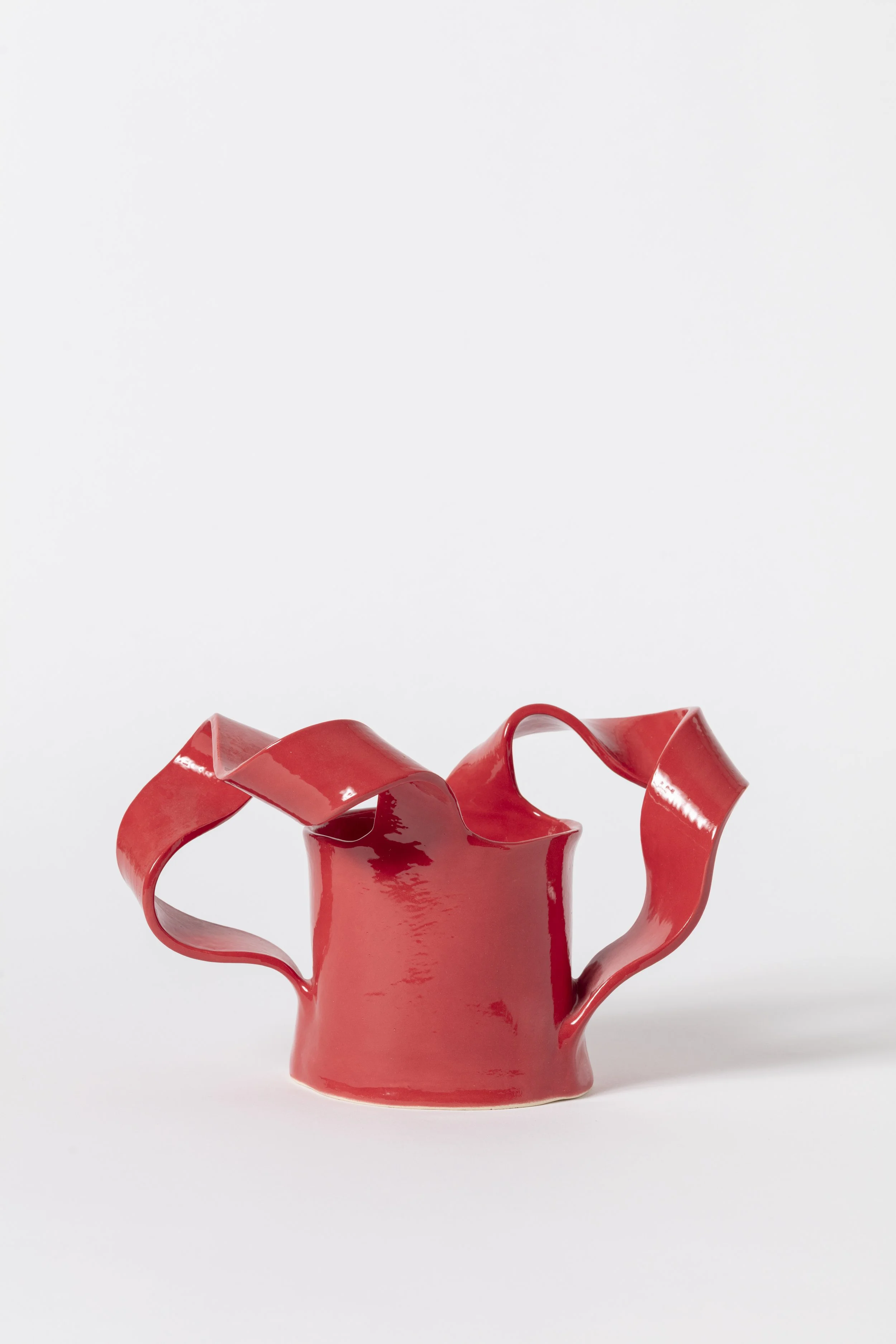 Red Imagination Vase