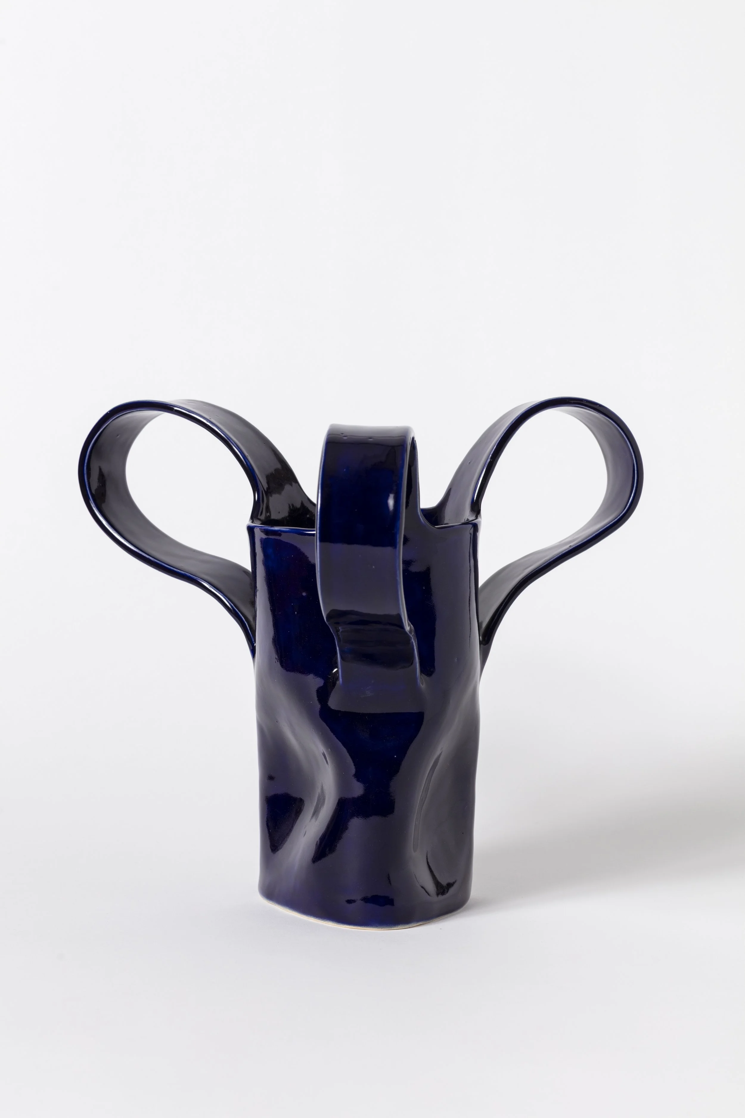 Indigo Embrace Vase