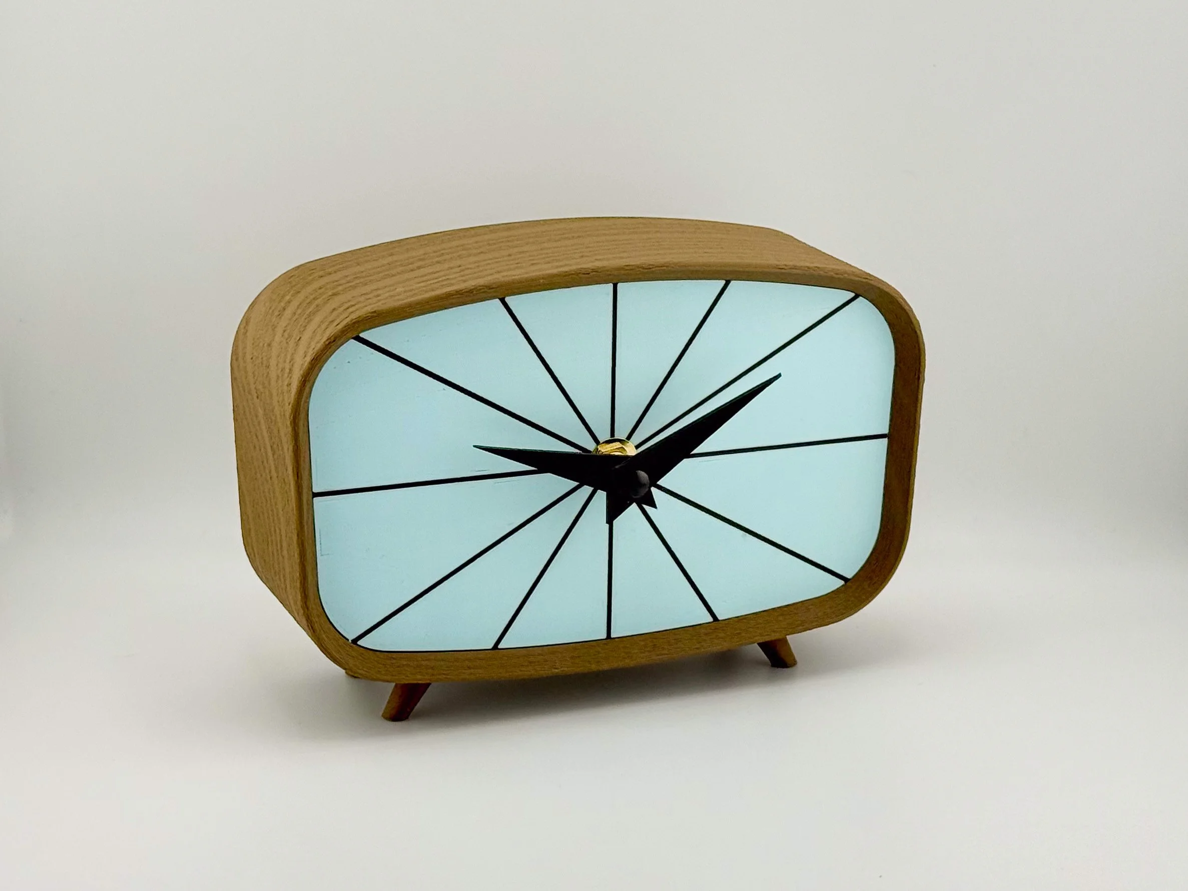 Soft Blue Desk Clock