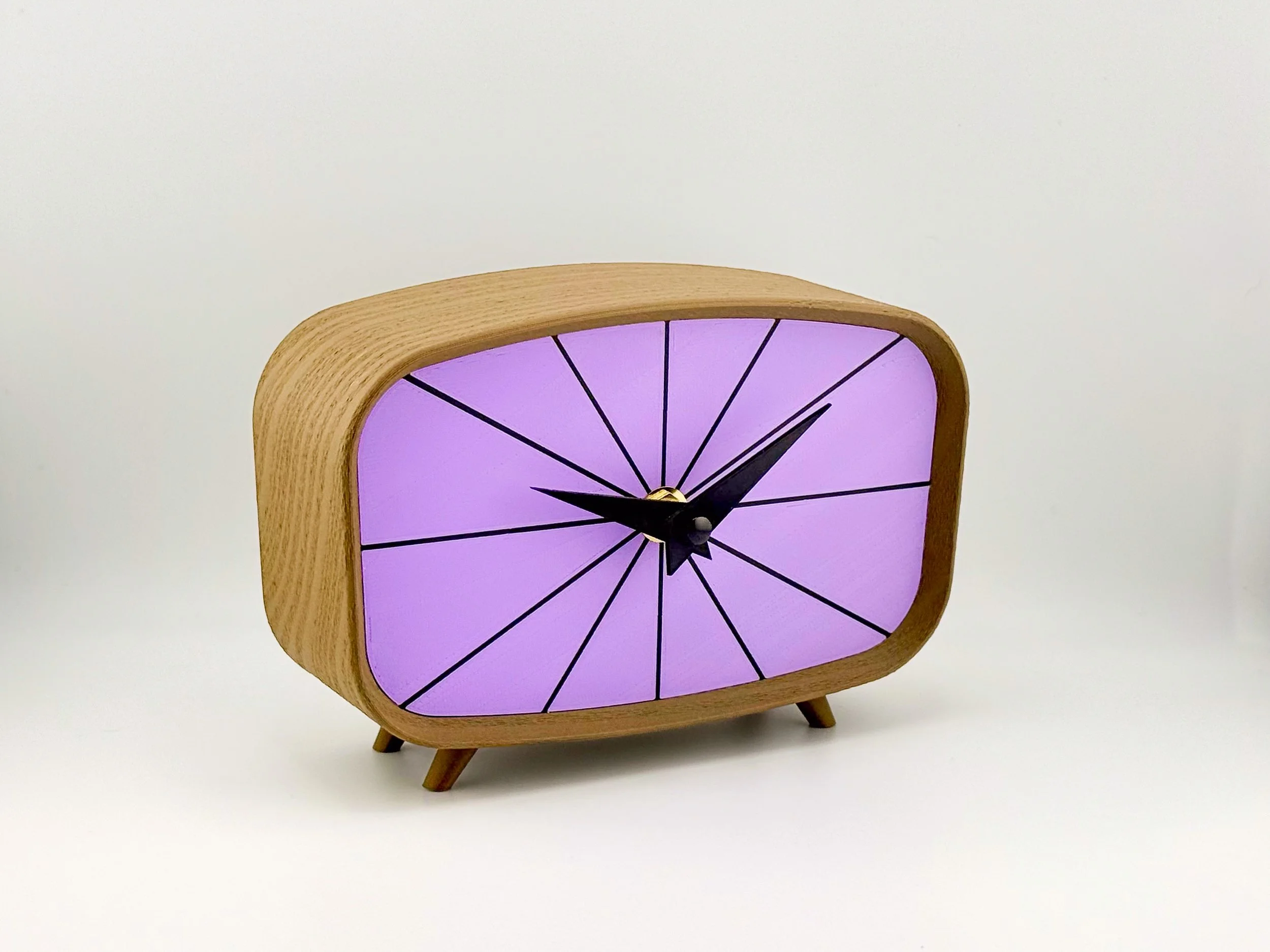 Soft Lilac Desk Clock