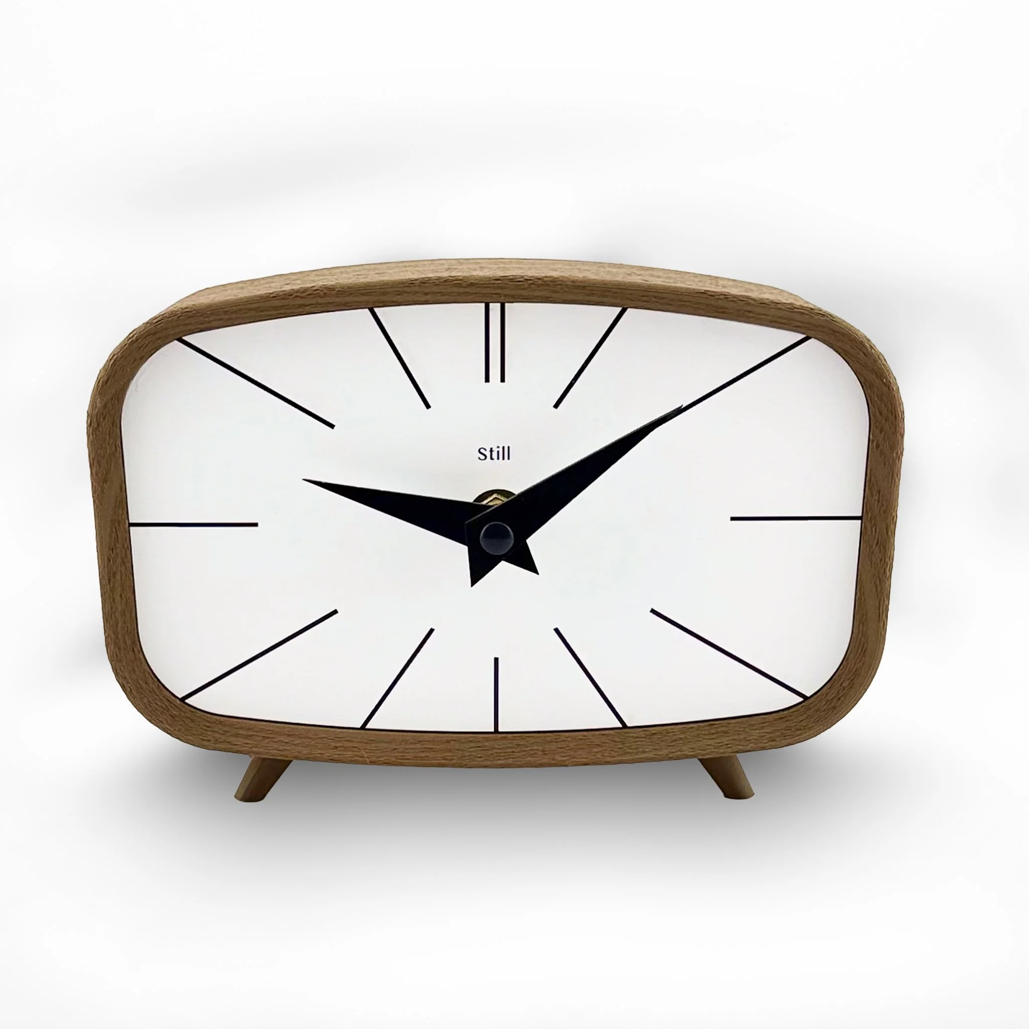 Soft White Desk Clock