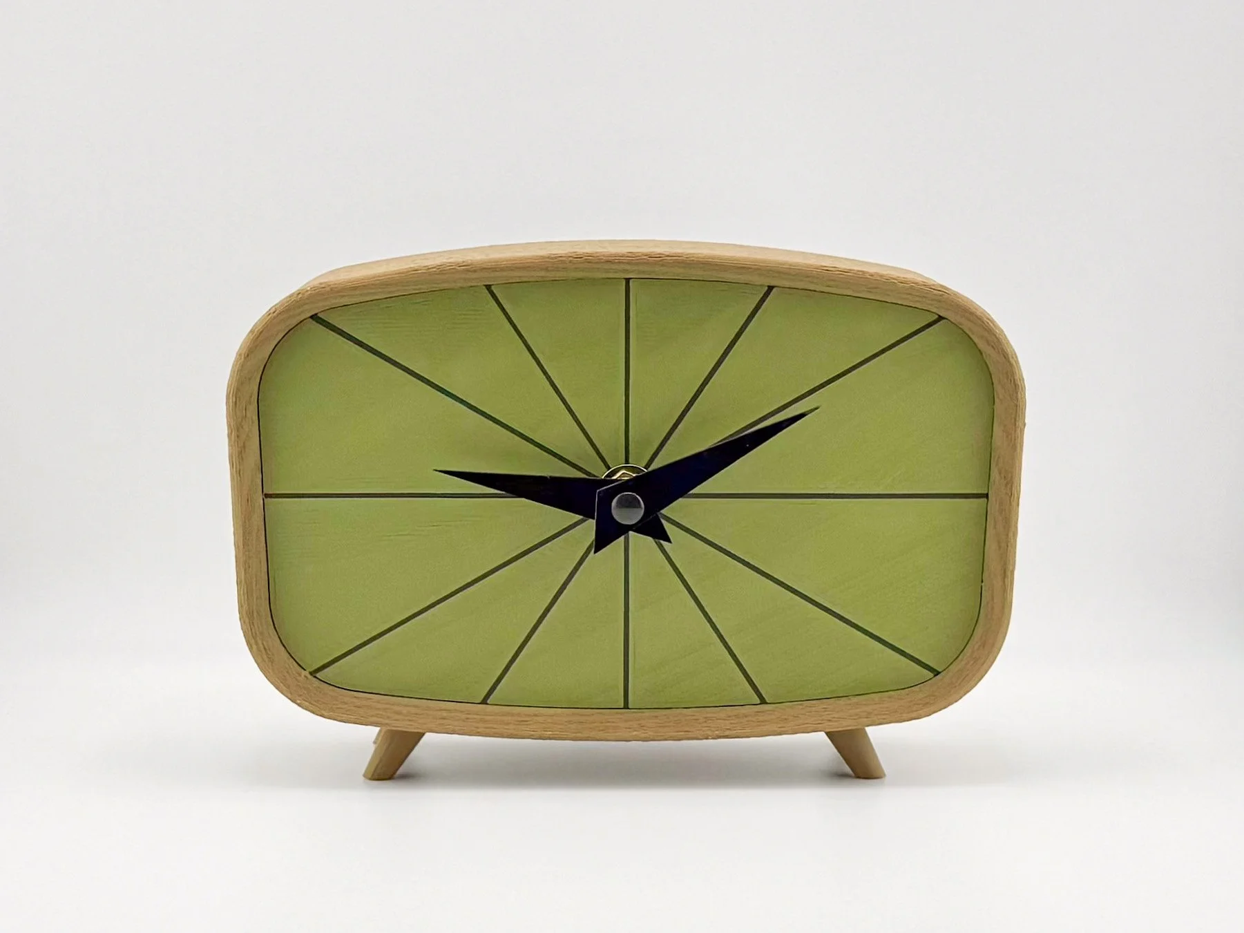 mid-century-desk-clock-walnut-green-front.jpg