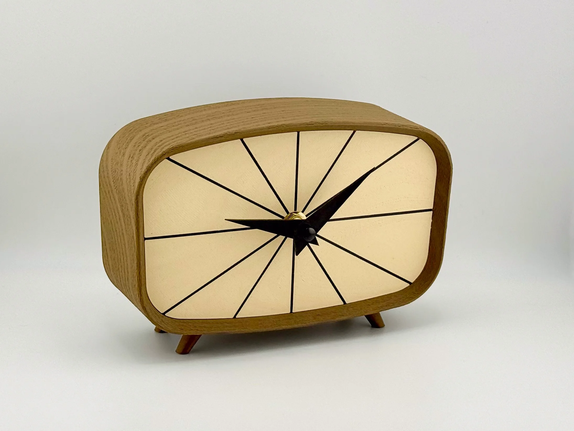 White Oak Desk Clock