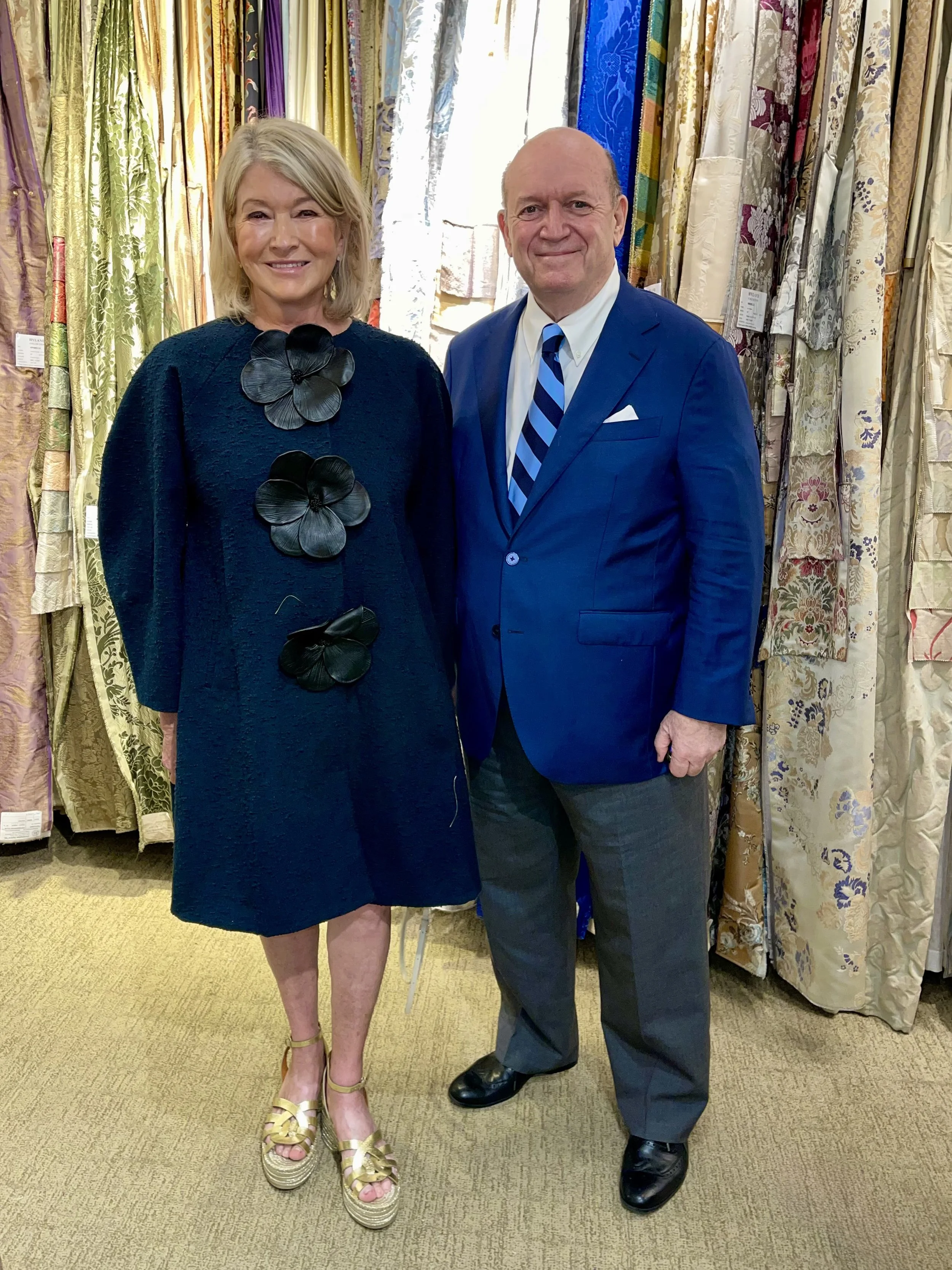 Christopher Hyland and Martha Stewart