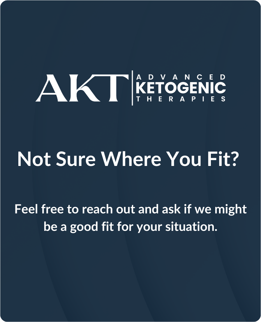 Not sure where you fit? Feel free to reach out and ask if we might be a good fit for your situation.