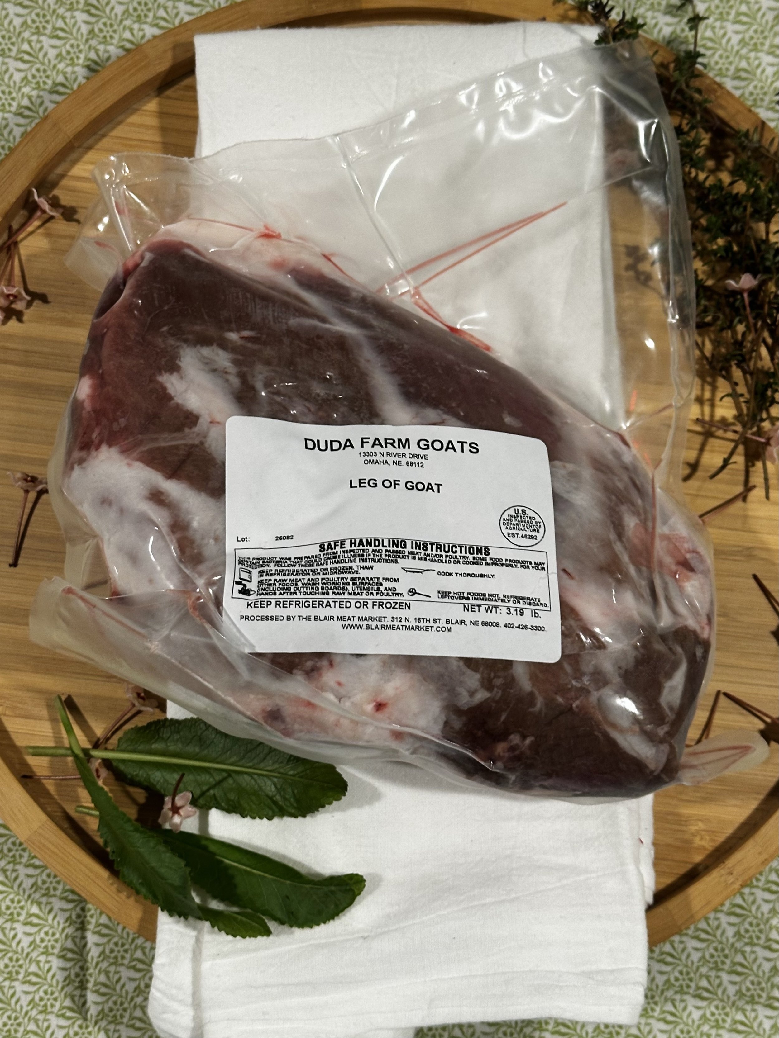 Goat Leg Roast