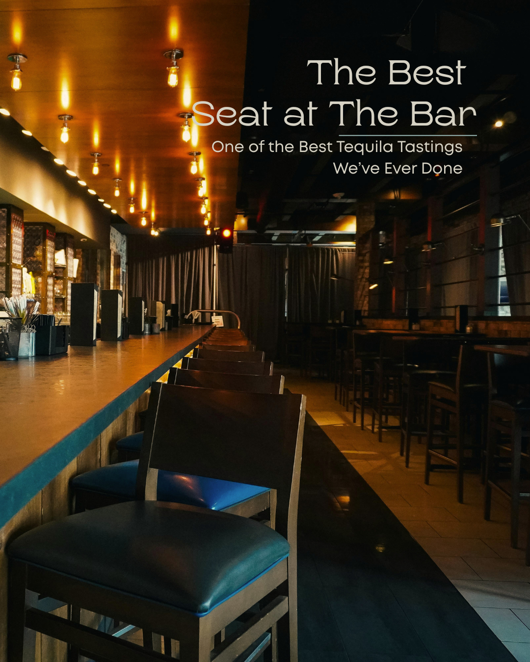 The Best Seat at the Bar