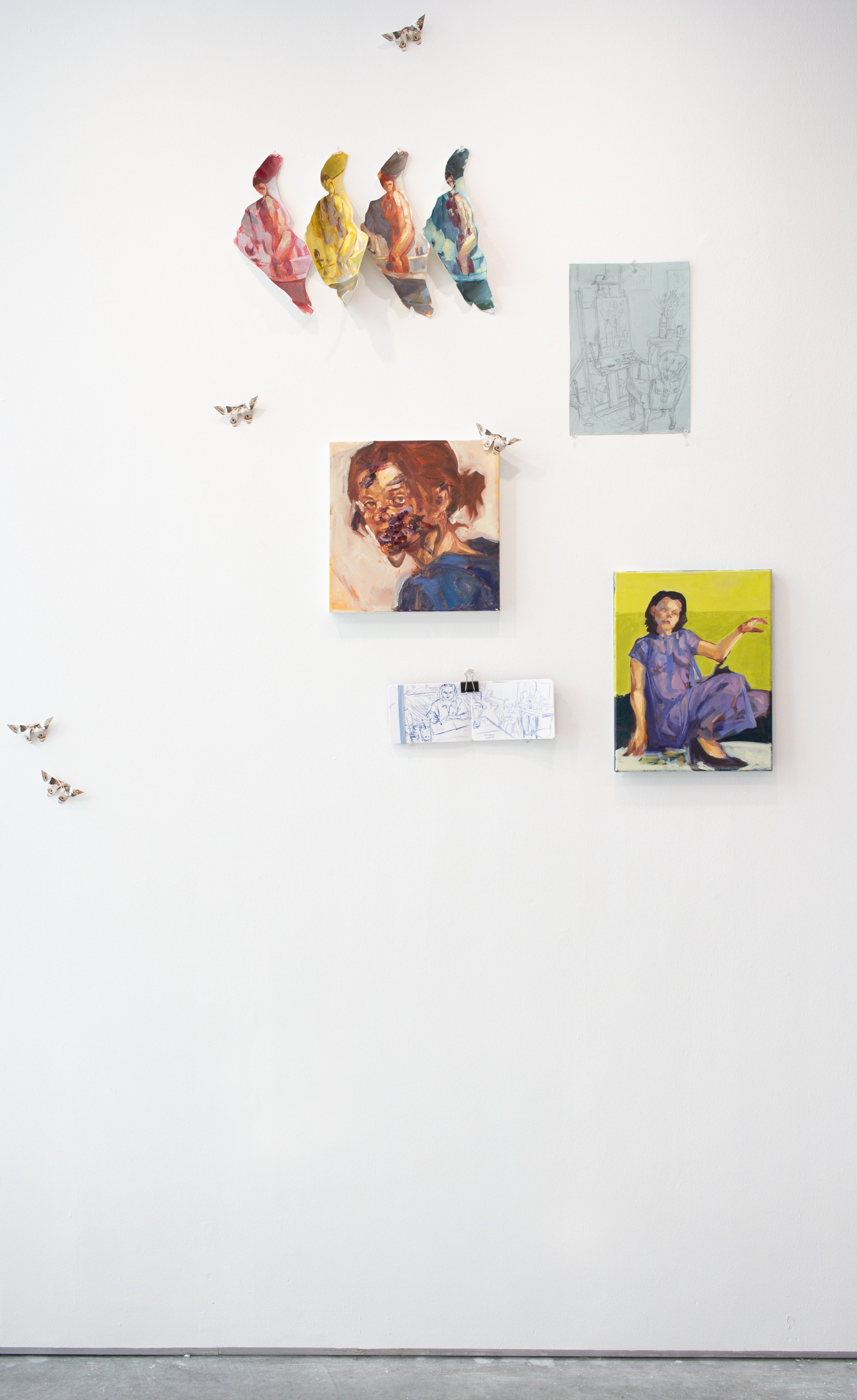 Final critique installation (detail)