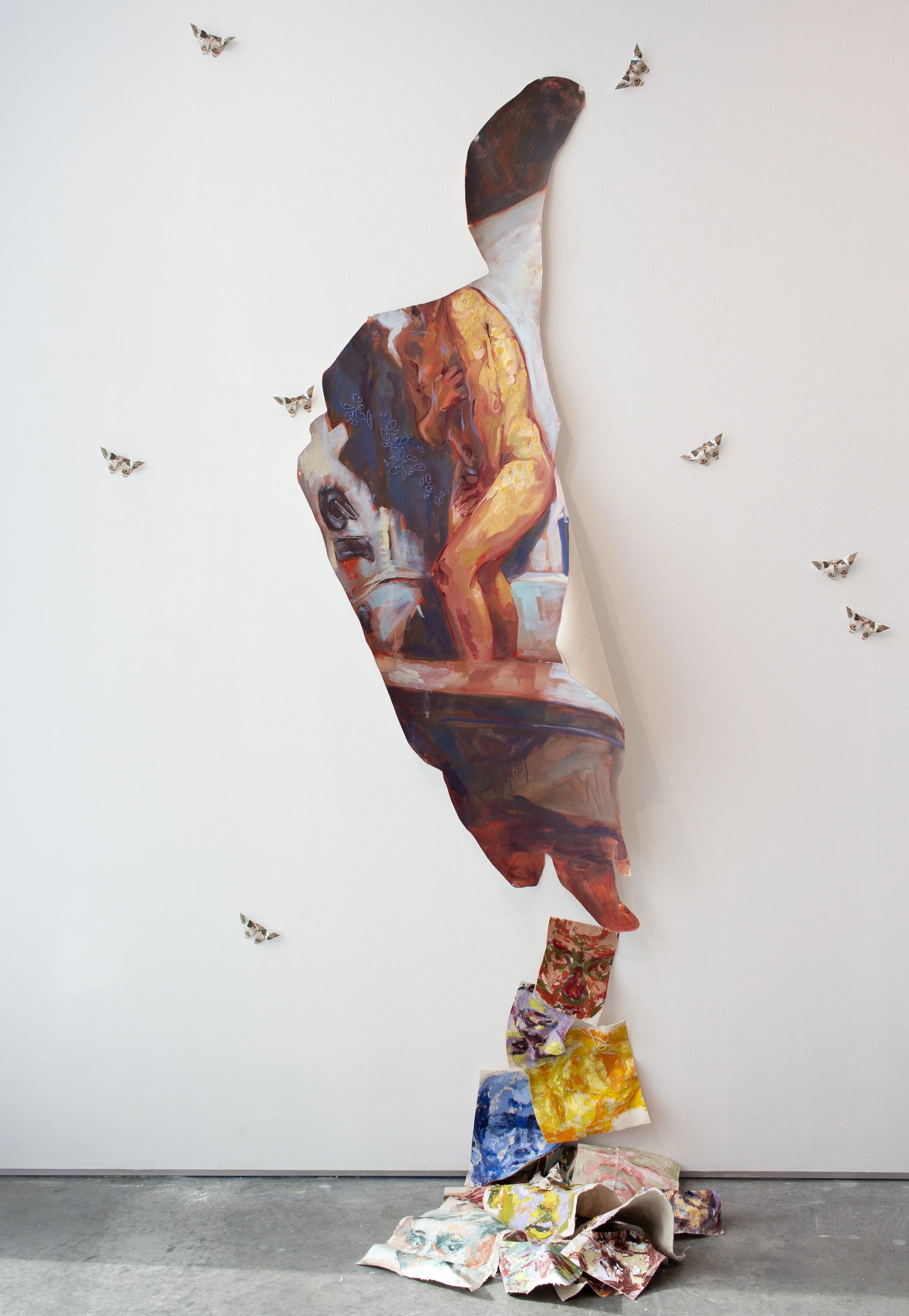 Final critique installation (detail)
