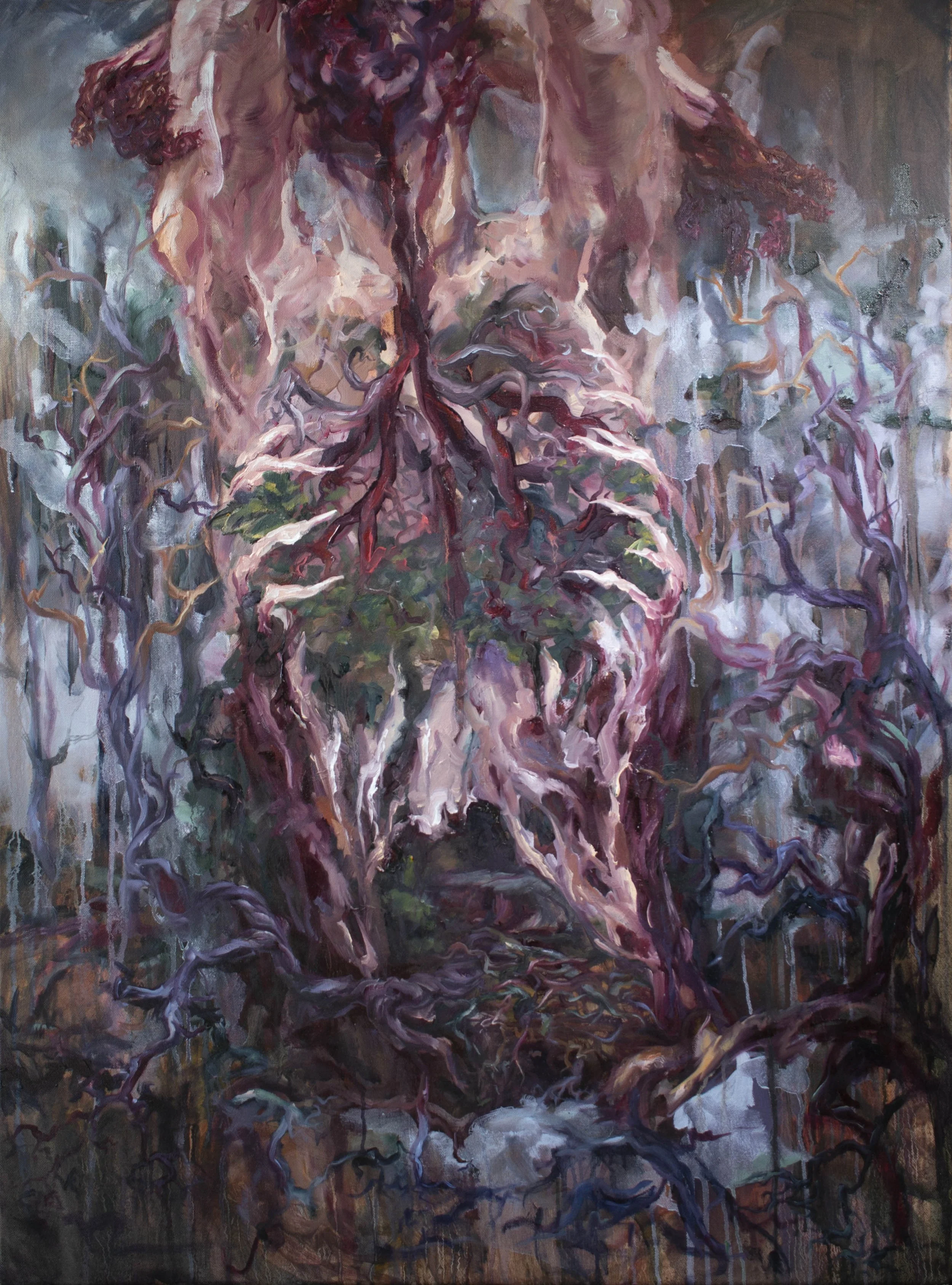 Breathe,
Oil on canvas,
40" x 30"