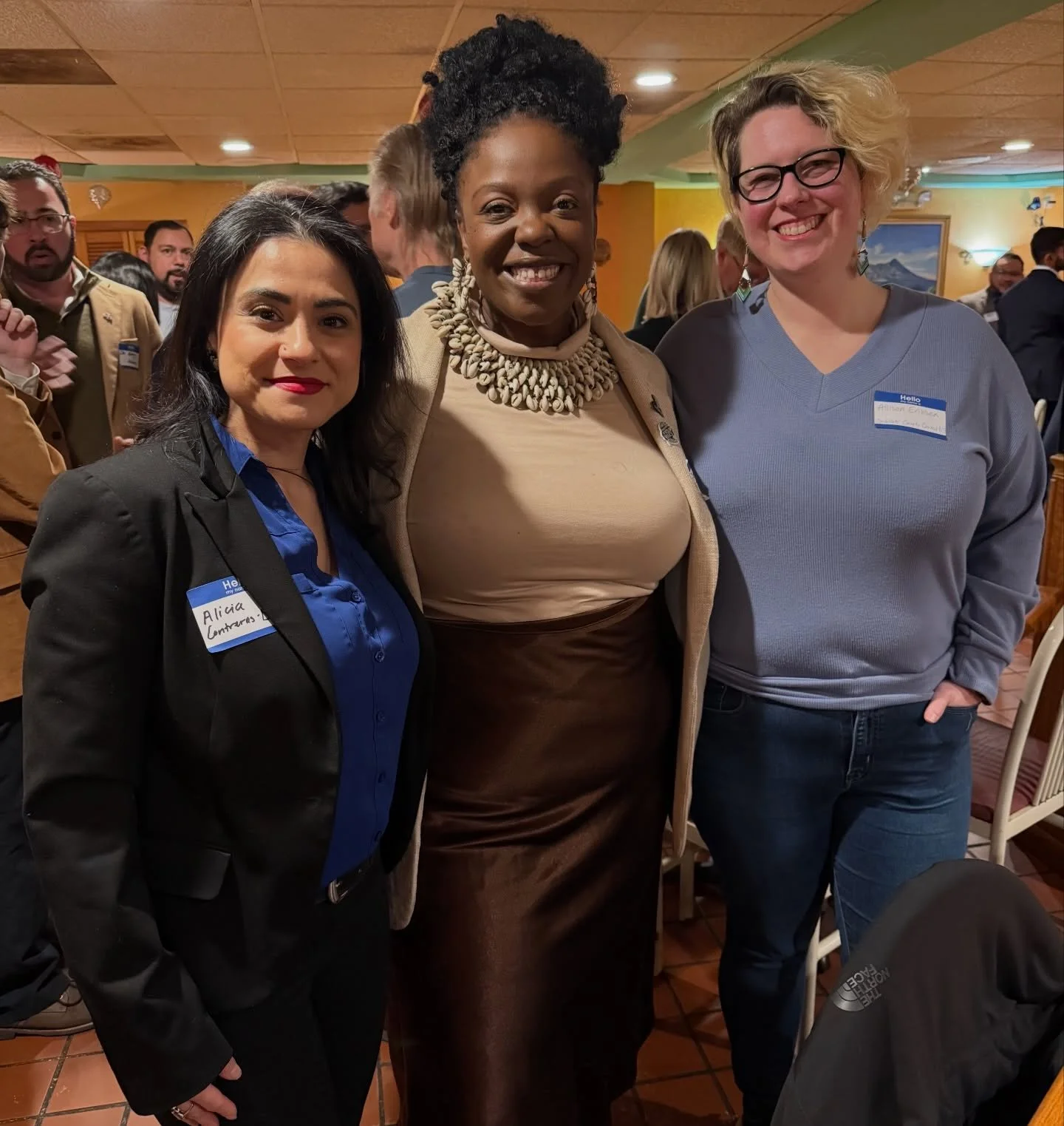 Last night with the @latinodemocraticclub reminded me why I&rsquo;m in this fight. Thank you for the invitation, seeing our community in action and joining these former USAID colleagues stepping up to fight back gives me hope. When we listen, learn, 