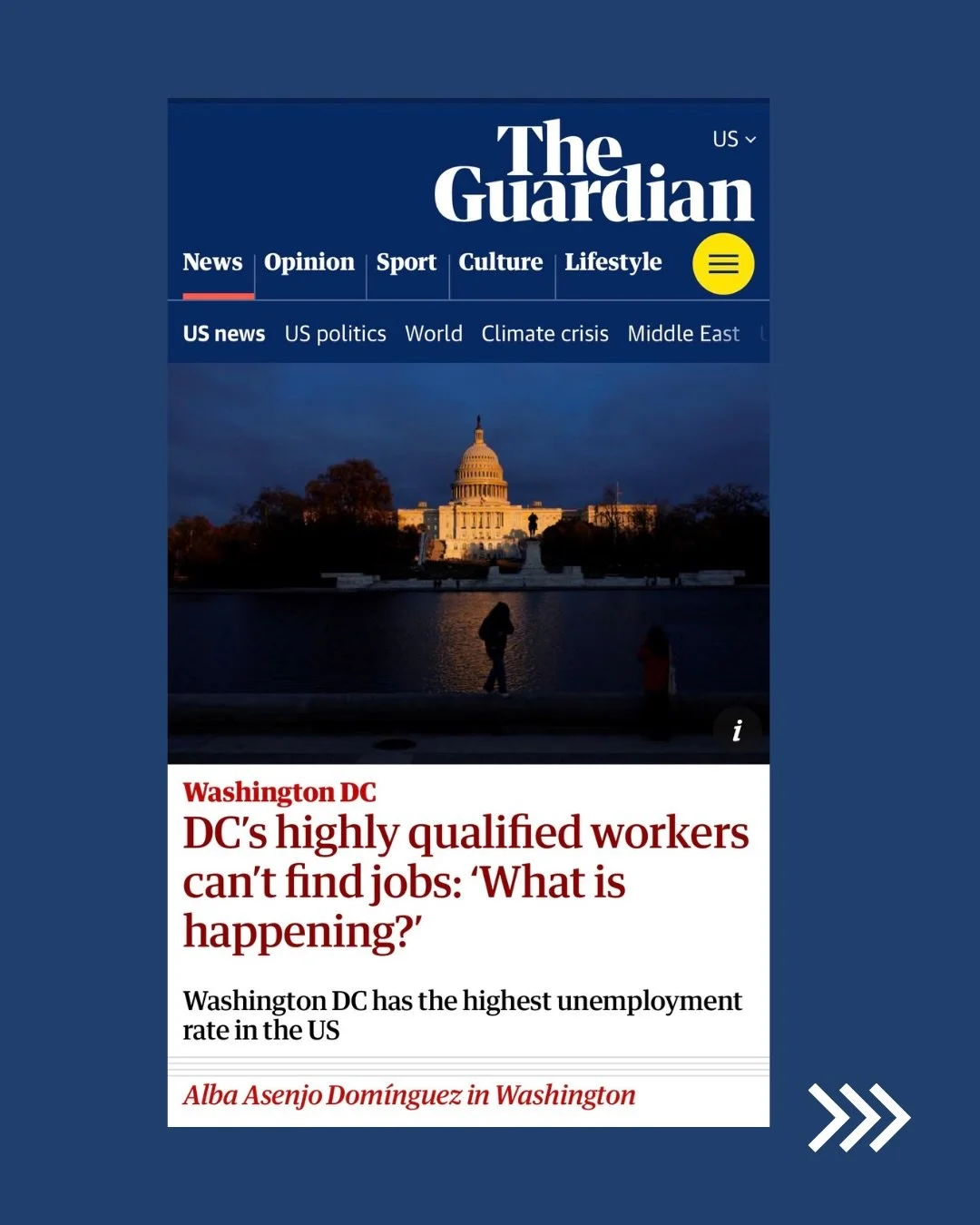 &ldquo;Since reaching a peak in October 2024, federal government employment is down by 355,000, or 11.8 percent.&rdquo; &mdash; U.S. Bureau of Labor Statistics, April 2026

I am humbled and grateful to have this story recognized in international news