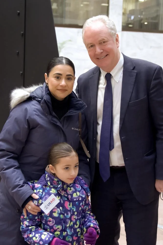 Alicia with MD Senator Chris Van Hollen