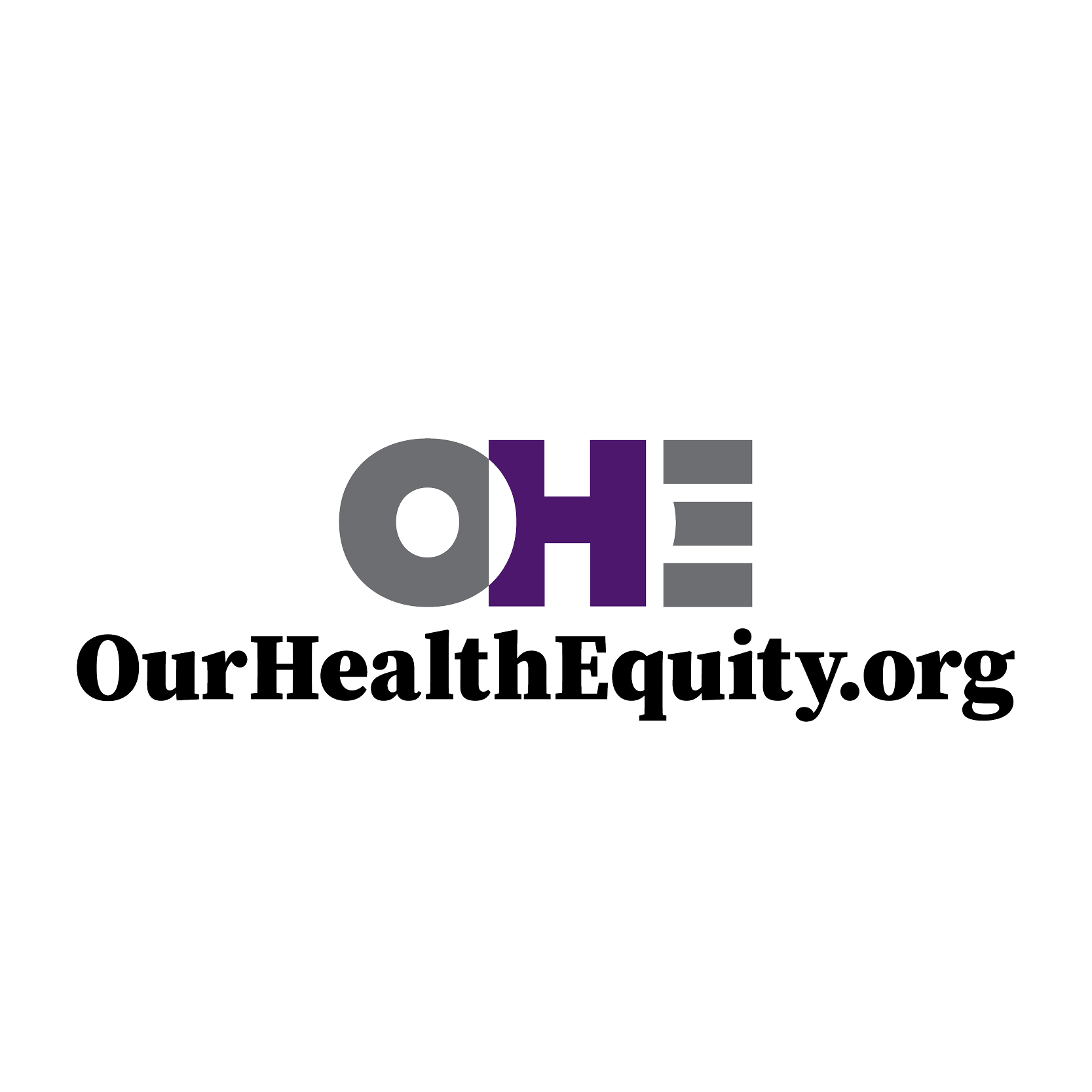 Logo for OurHealthEQuity.org featuring text 'OHE' with 'OurHealthEQuity.org' underneath.