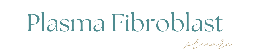 Text reading 'Plasma Fibroblast' with smaller text 'precise' underneath.
