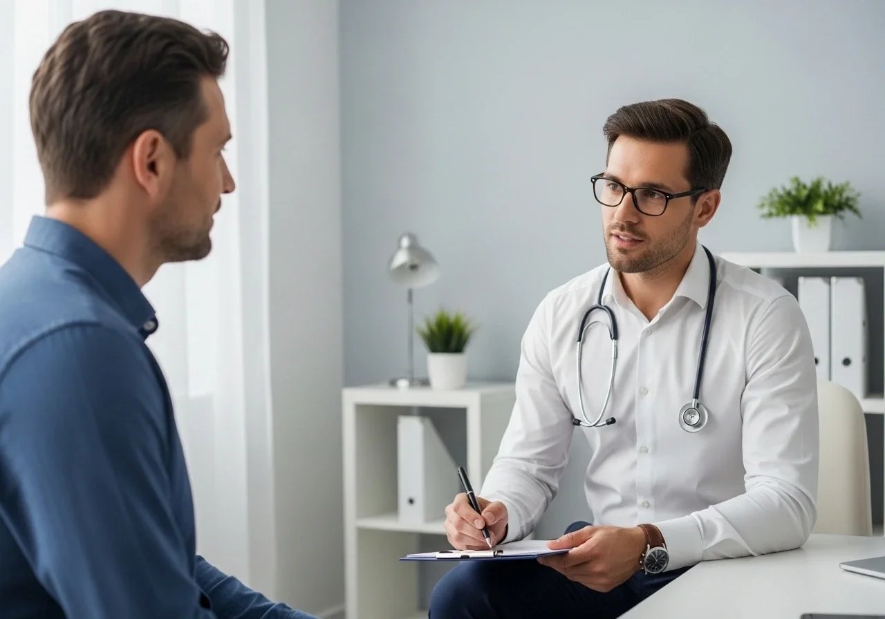 A woman sitting on a bed with her face resting in her hands, looking out thoughtfully, surrounded by indoor plants and wall decor.
