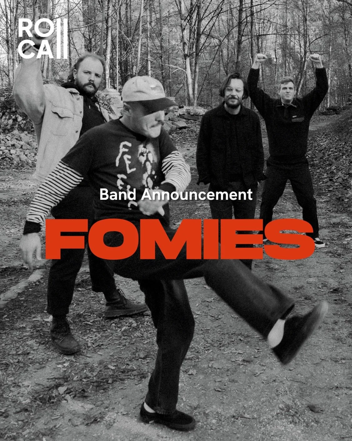 📢We are SO excited to announce that Switzerland&rsquo;s very own @fomiesband will be headlining Roll Call! 📢 More band announcements soon!