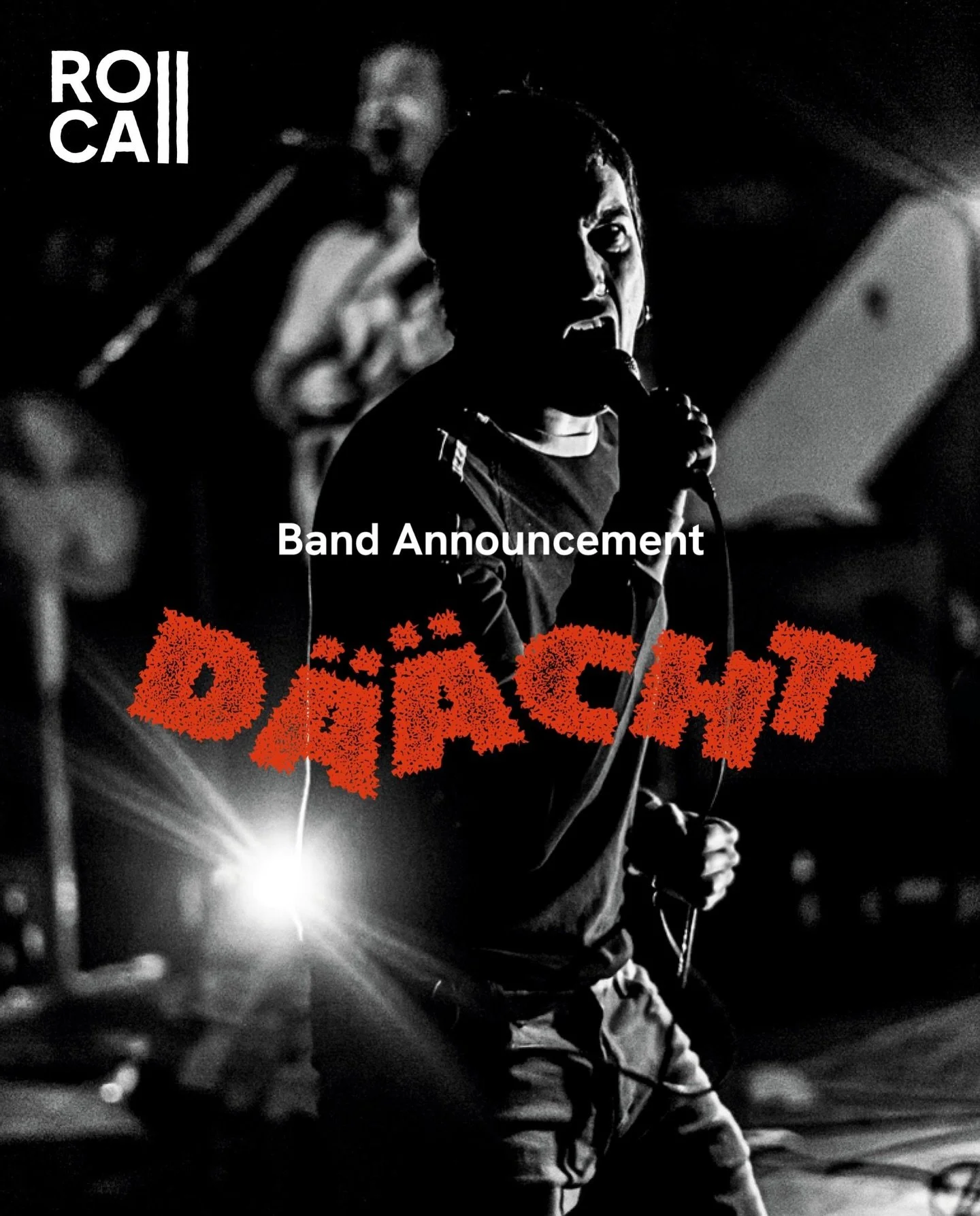 Next band announcement! Catch @daacht.band at Roll Call!