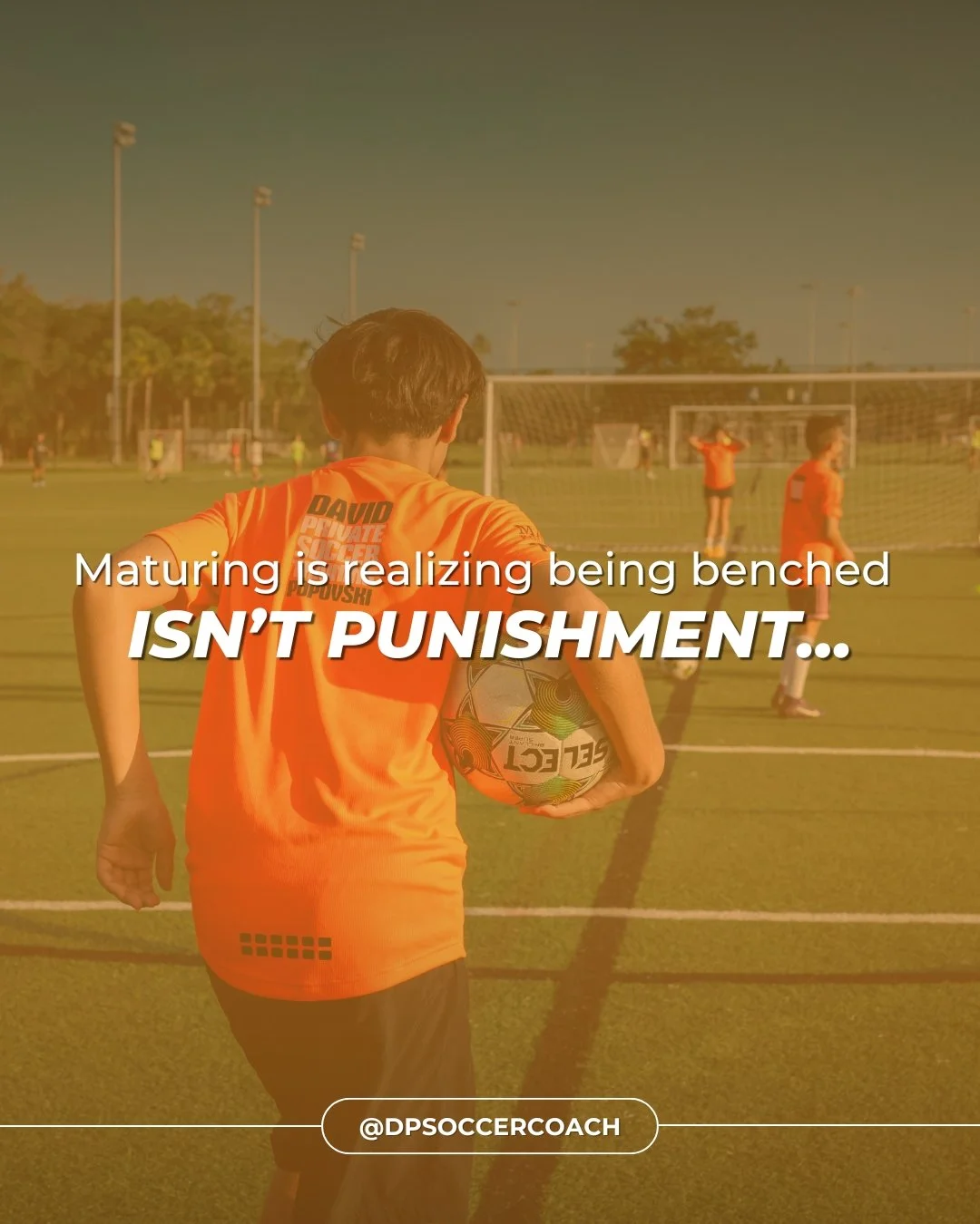 Being benched isn&rsquo;t the end, it&rsquo;s just a message and how you respond determines what happens next!

Book your session today!
.
.
.
#dpsoccercoach #naples #naplesflorida #swfl #soccermom #intermiamicf #mlsnext #messi #soccertraining #ncaa