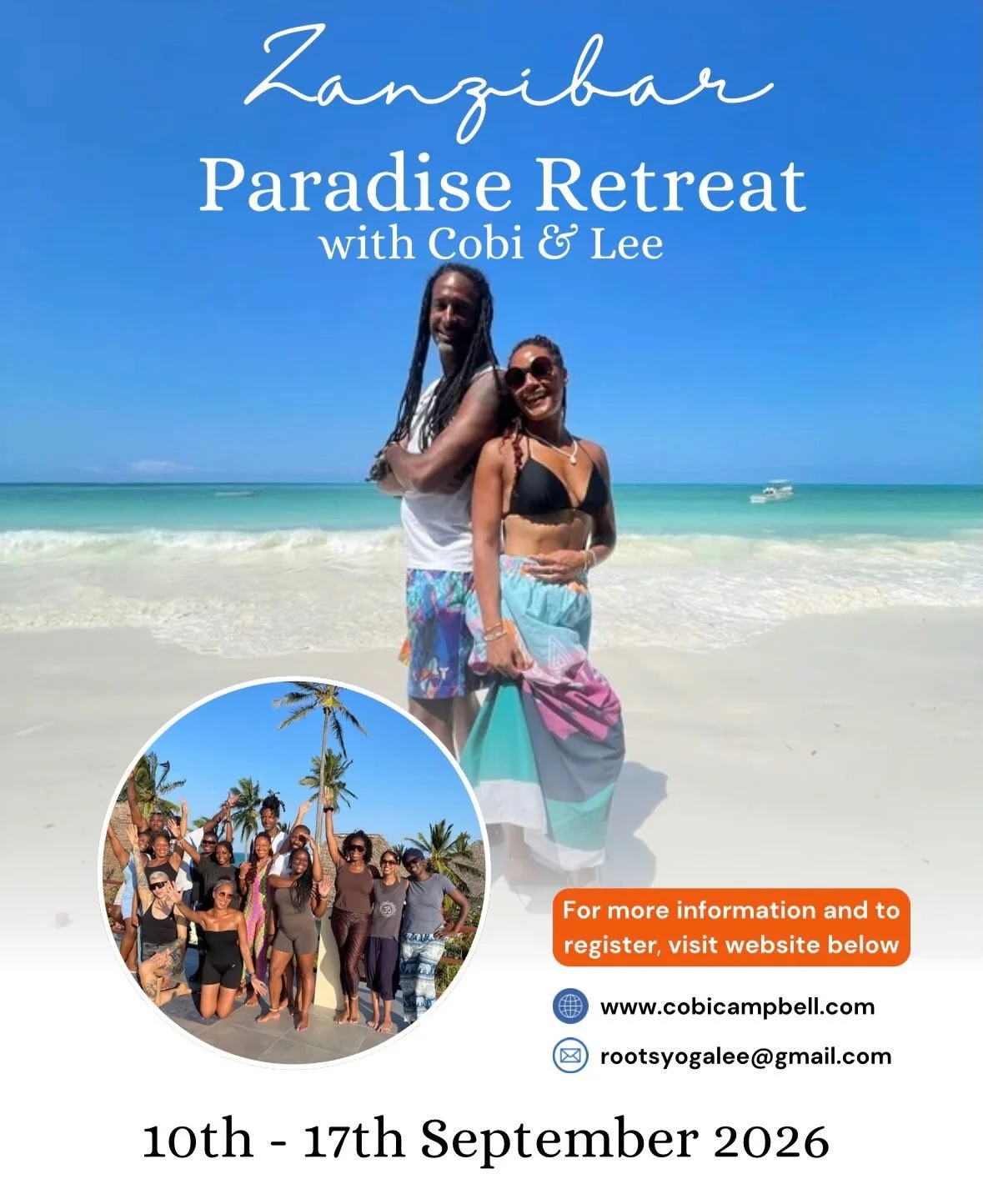 ZANZIBAR RETREAT 🇹🇿SEPTEMBER 2026
Bookings are now open! 

After falling in love with Zanzibar on holiday in September 2024, and hosting our first retreat in 2025 we can&rsquo;t wait to host our second retreat on this paradise island in 2026! 

We 