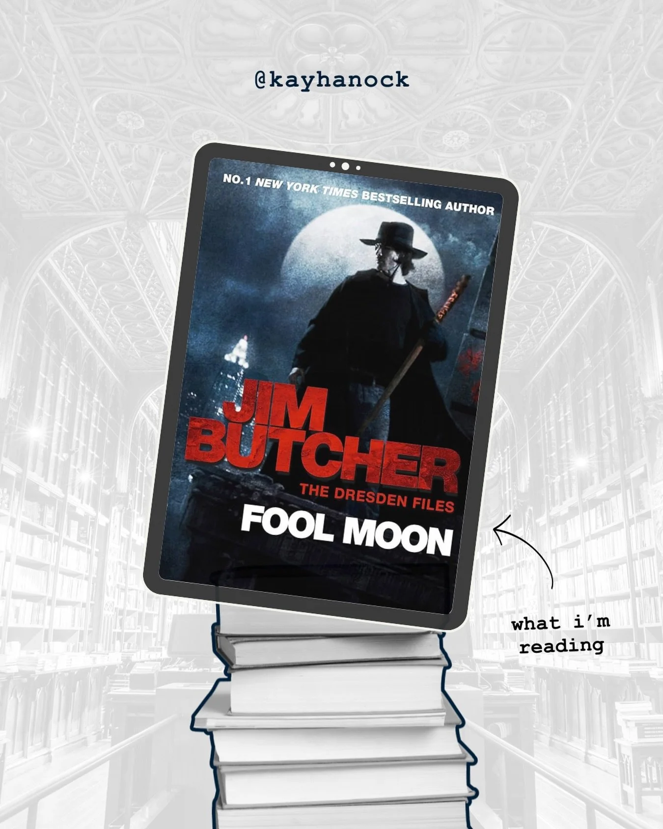 📚 What I&rsquo;m Reading: &ldquo;Fool Moon&rdquo; by Jim Butcher 

It&rsquo;s so different to read as a writer! You instantly spot where you would have chosen a different path, where filler words sneak in or unnecessary adverbs don&rsquo;t serve the