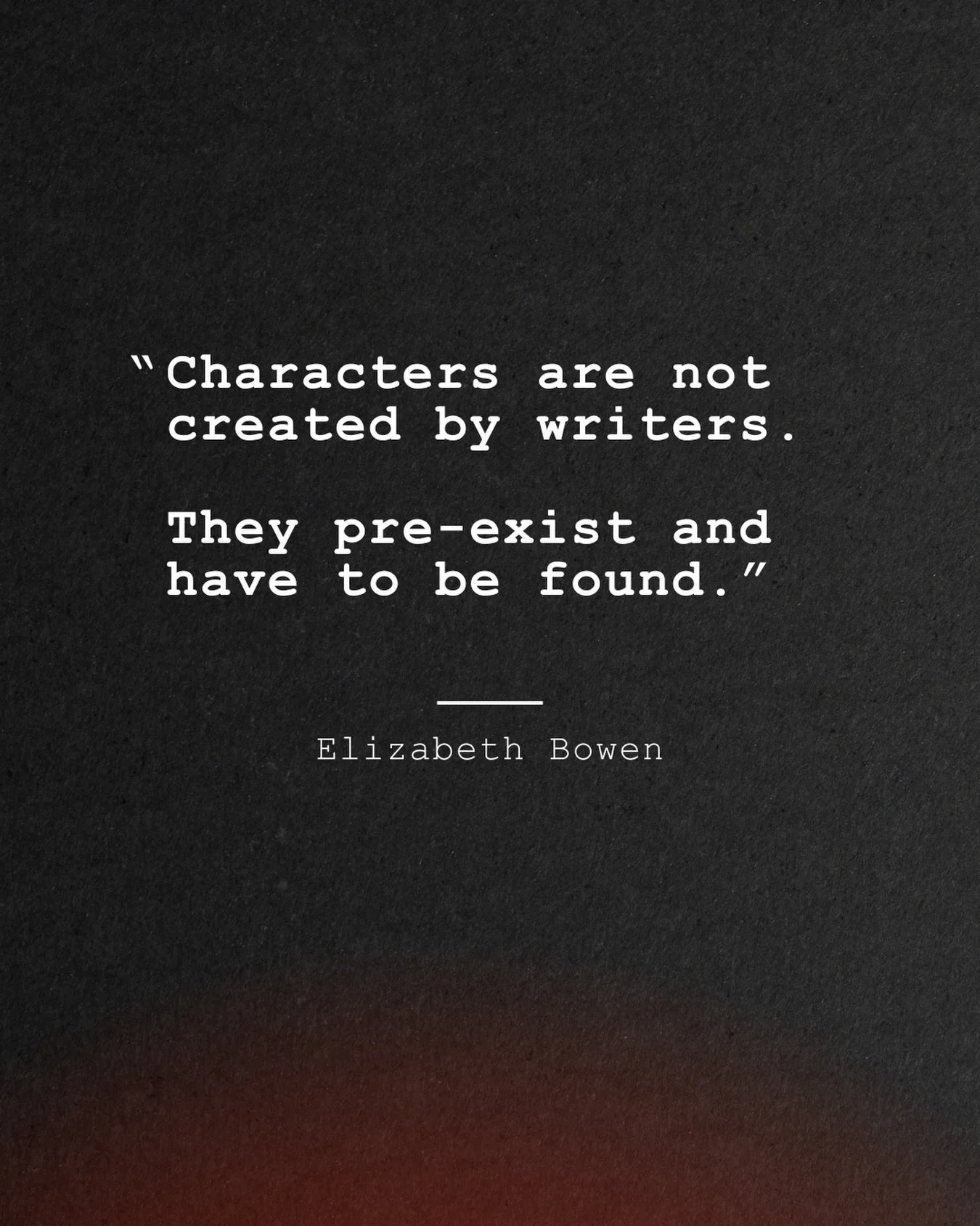 Did you find your characters or did they find you? 📖

I, for one, am grateful Samantha and Ald&eacute;ric found me.

&ldquo;Characters are not created by writers. They pre-exist and have to be found.&rdquo; &ndash; Elizabeth Bowen

#Writing #FirstDr