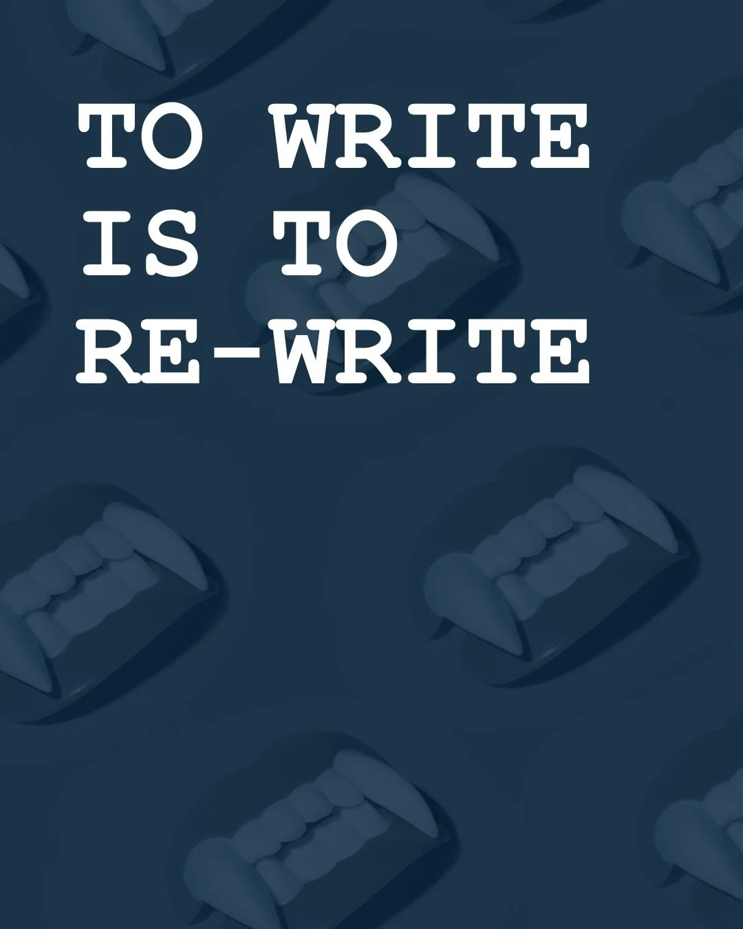 They say &ldquo;Writing is re-writing.&rdquo;

Boy have I realized that while trying to get through the second draft. I&rsquo;ve re-written the first chapter five times.

But... I think I&rsquo;ve finally peeled back enough layers to find the real st