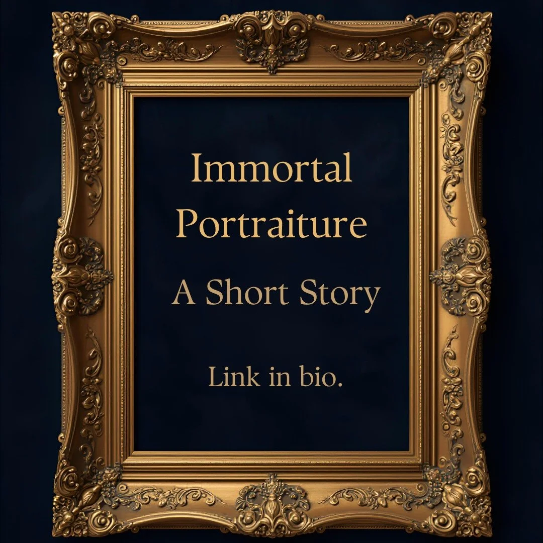 Turns out immortality doesn't cure fashion disasters.

New short story: IMMORTAL PORTRAITURE

Julien Sinclair is elegant, controlled, and utterly terrifying. Ald&eacute;ric Rousseau is theatrical, vain, and will fight you about the color aubergine. L
