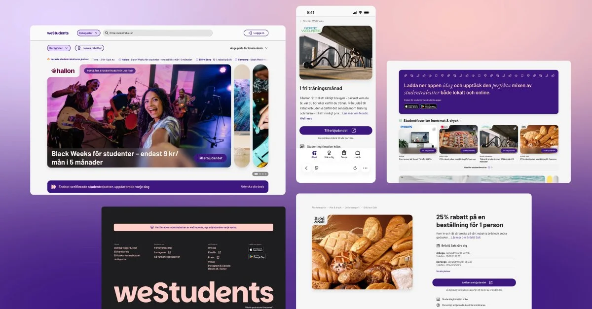 Vi har en ny hemsida