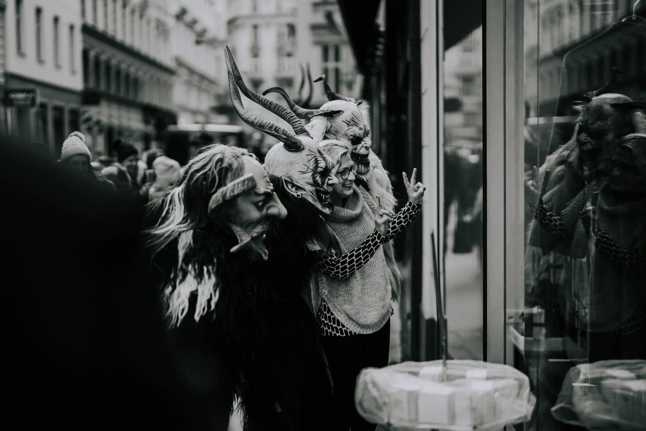 Perchtenlauf durch Wien