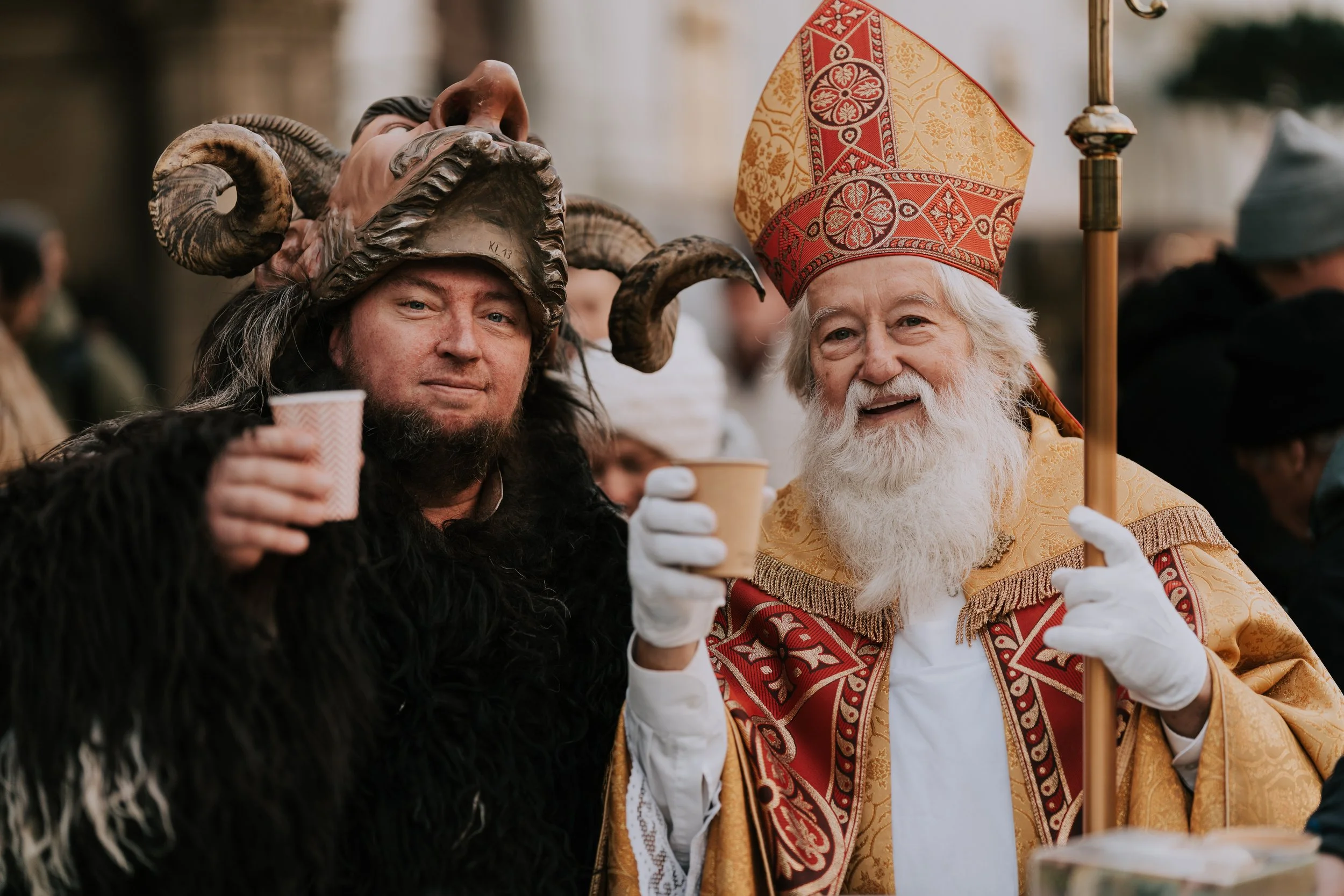 Perchten und Nikolaus Wien